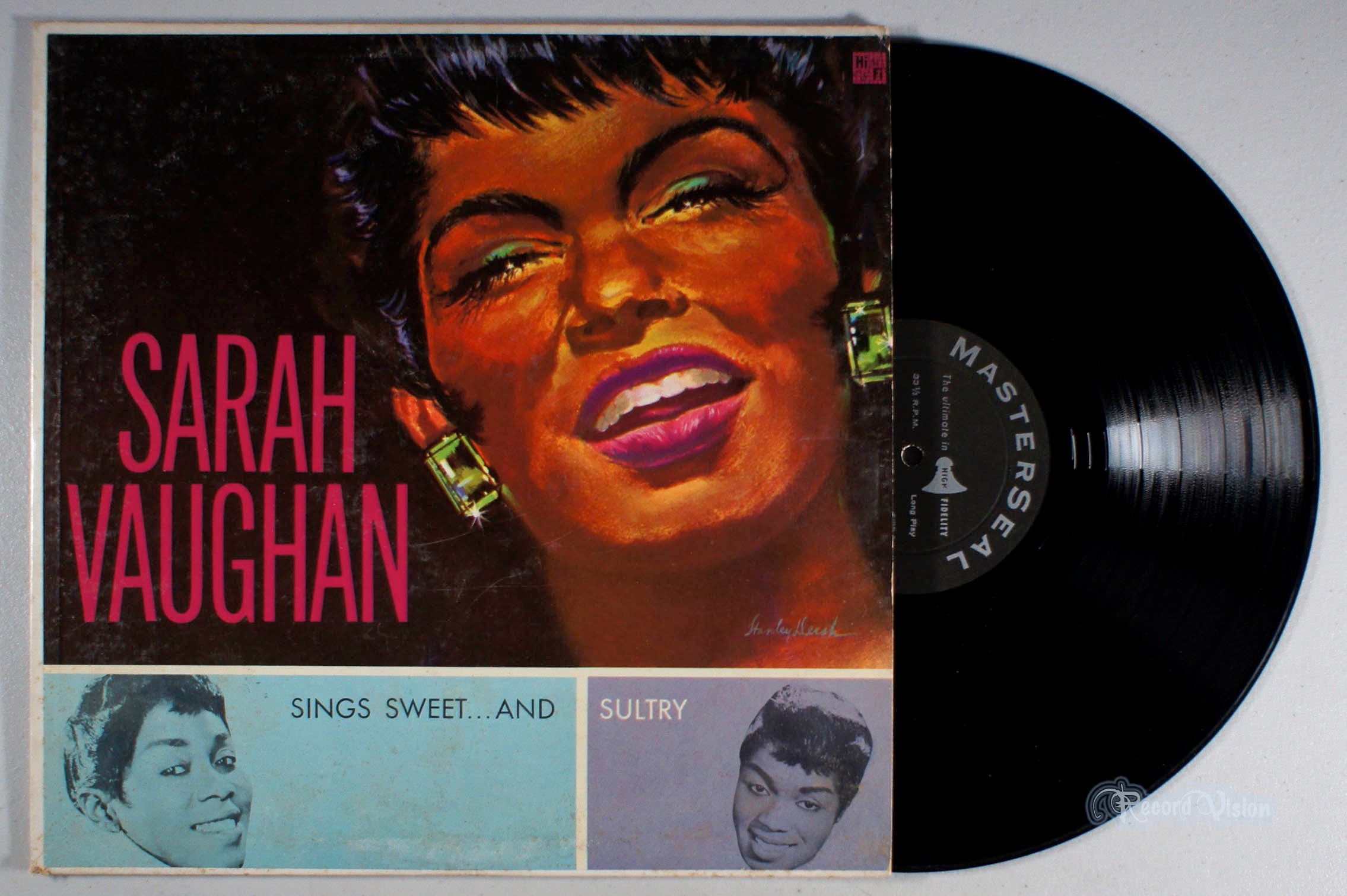 Sarah Vaughan - Sings Sweet...and Sultry (front cover) Vinyl
