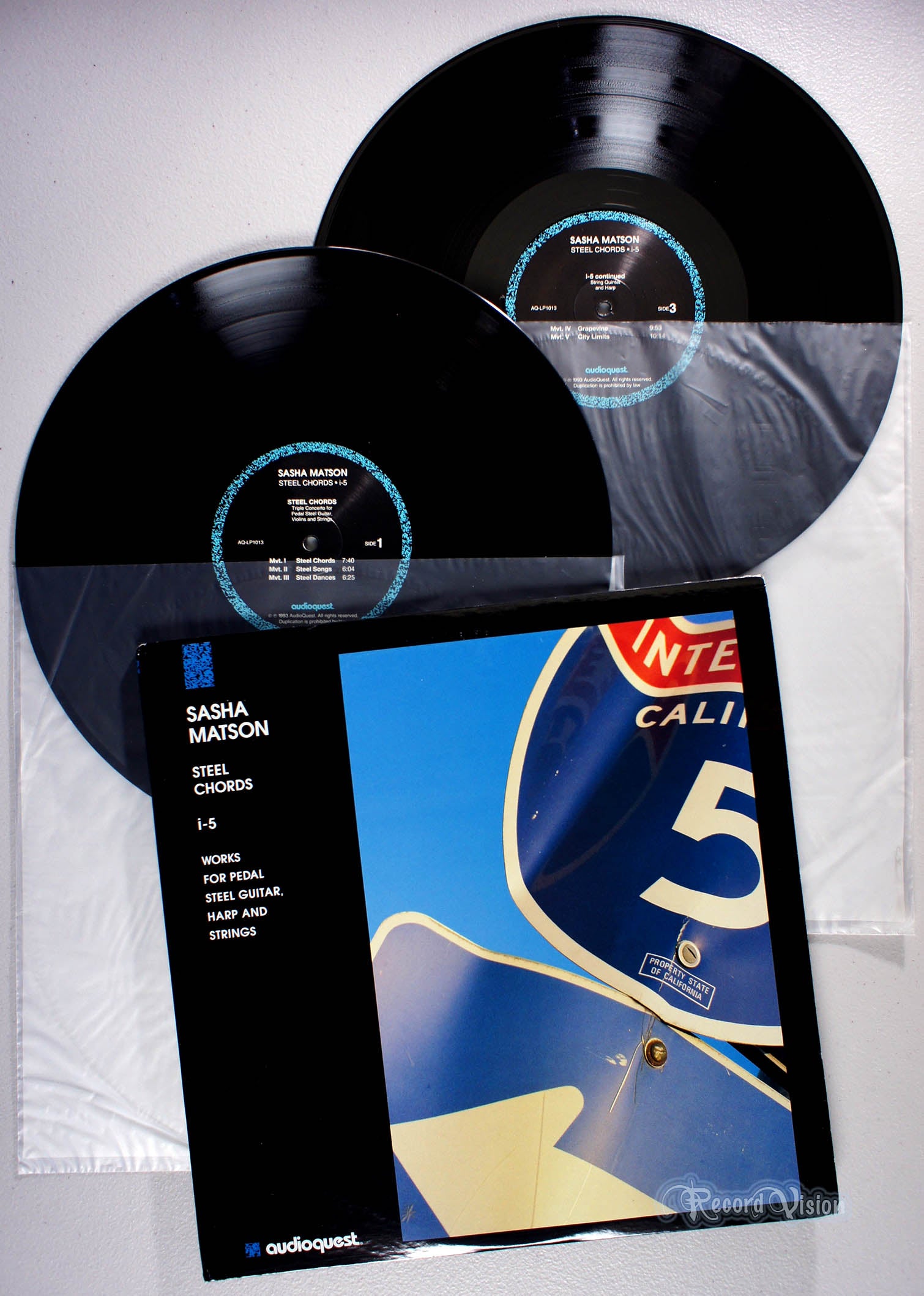 Sasha Matson - Steel Chords (front cover) Vinyl
