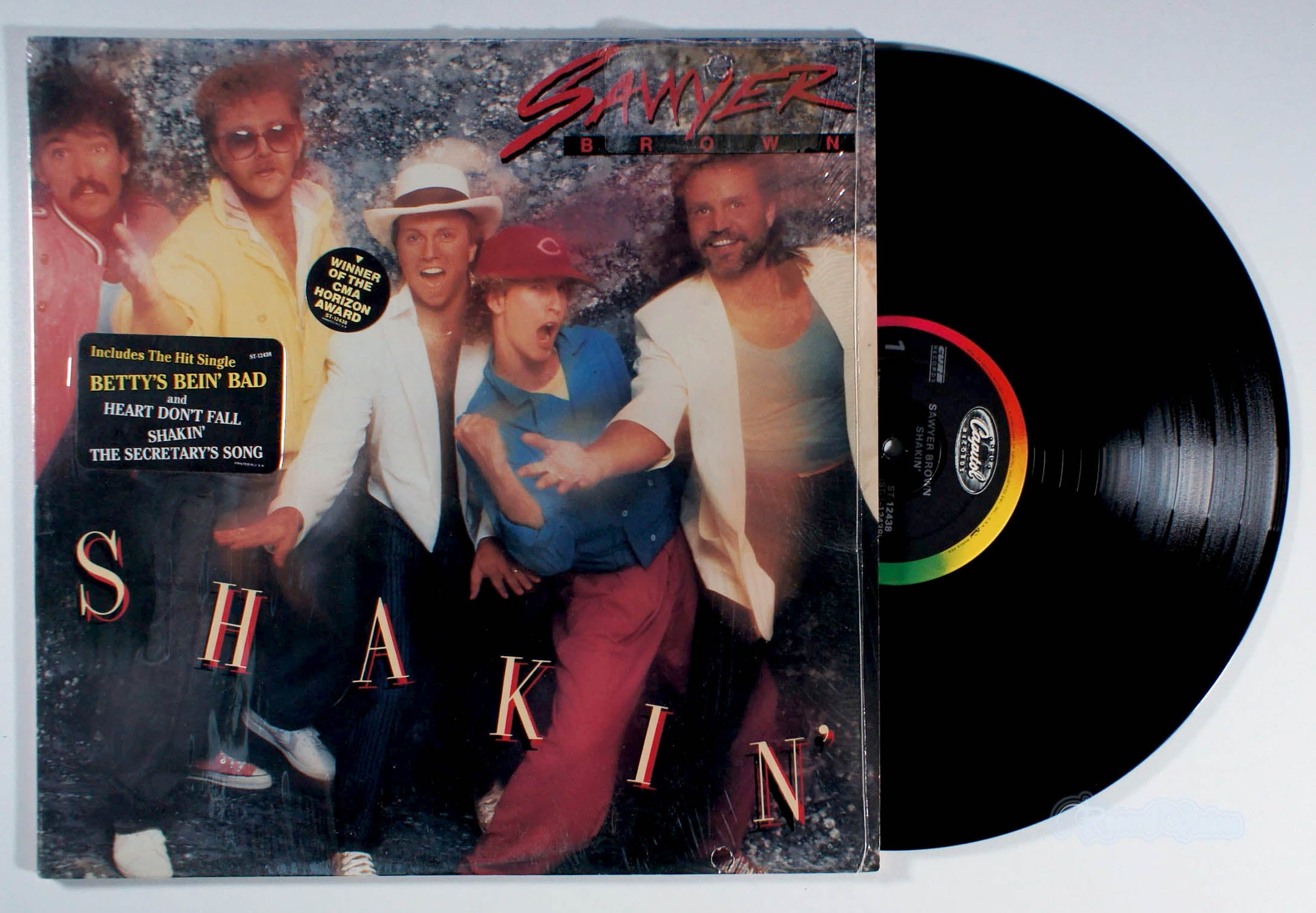 Sawyer Brown - Shakin' (front cover) Vinyl