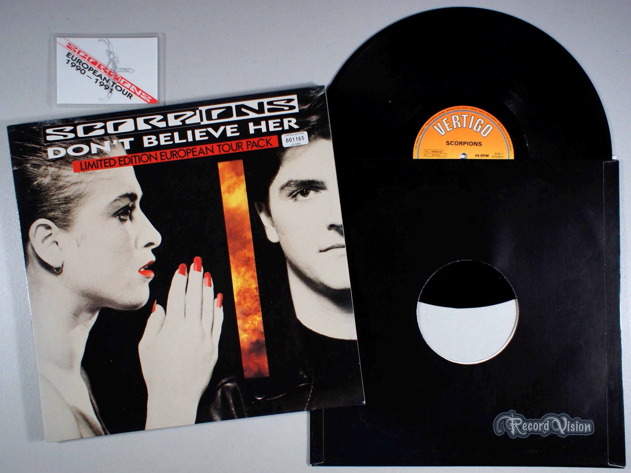 Scorpions - Don't Believe Her (front cover) Vinyl