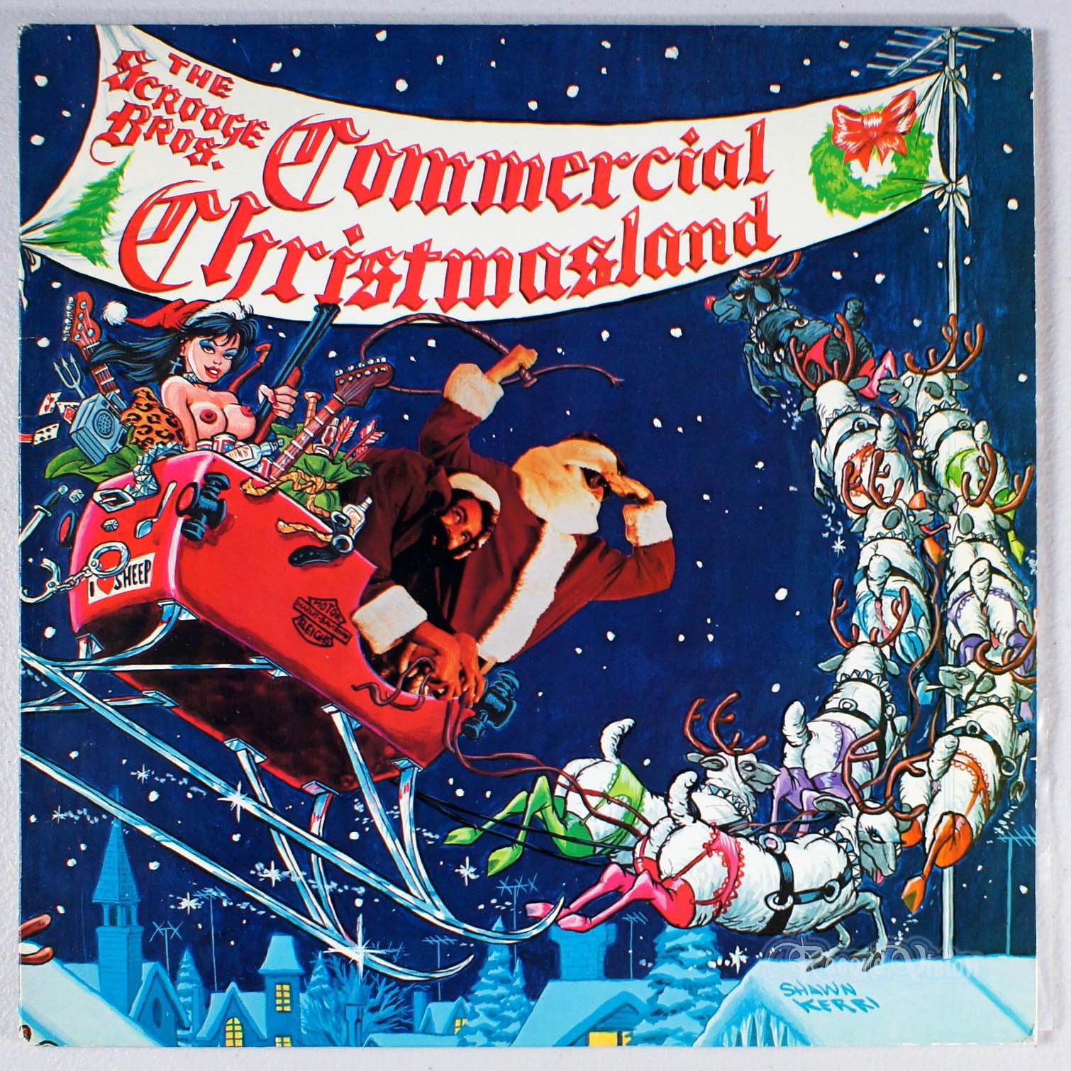 Scrooge Bros - Commercial Christmasland (front cover) Vinyl
