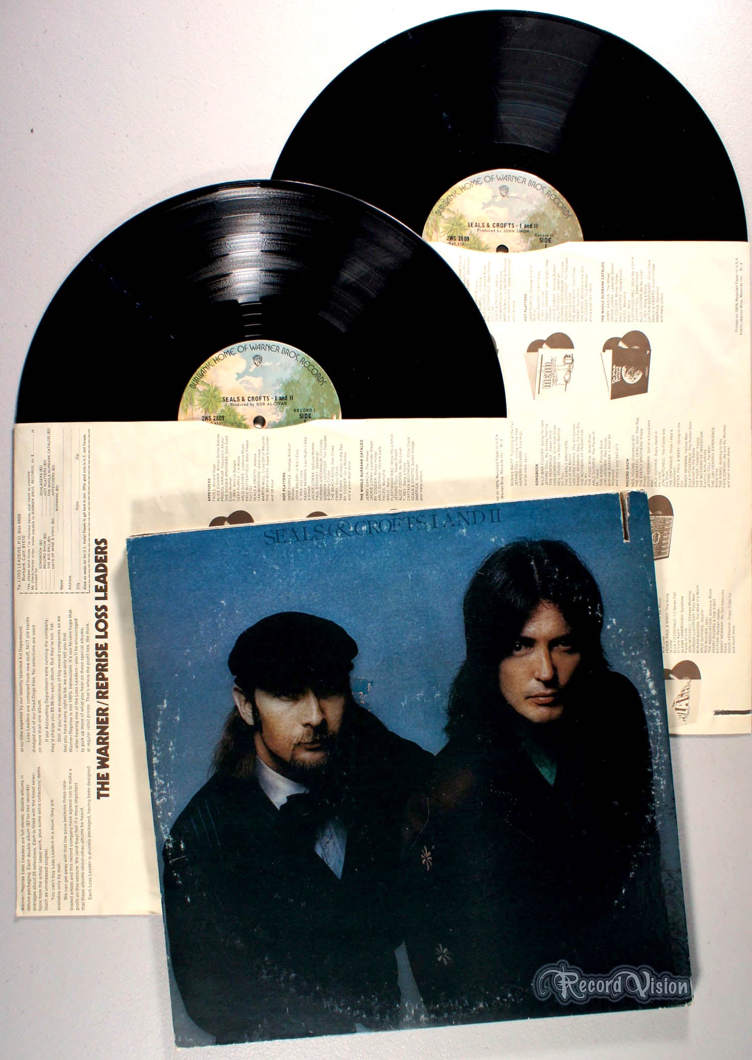 Seals and Crofts - I and II (front cover) Vinyl