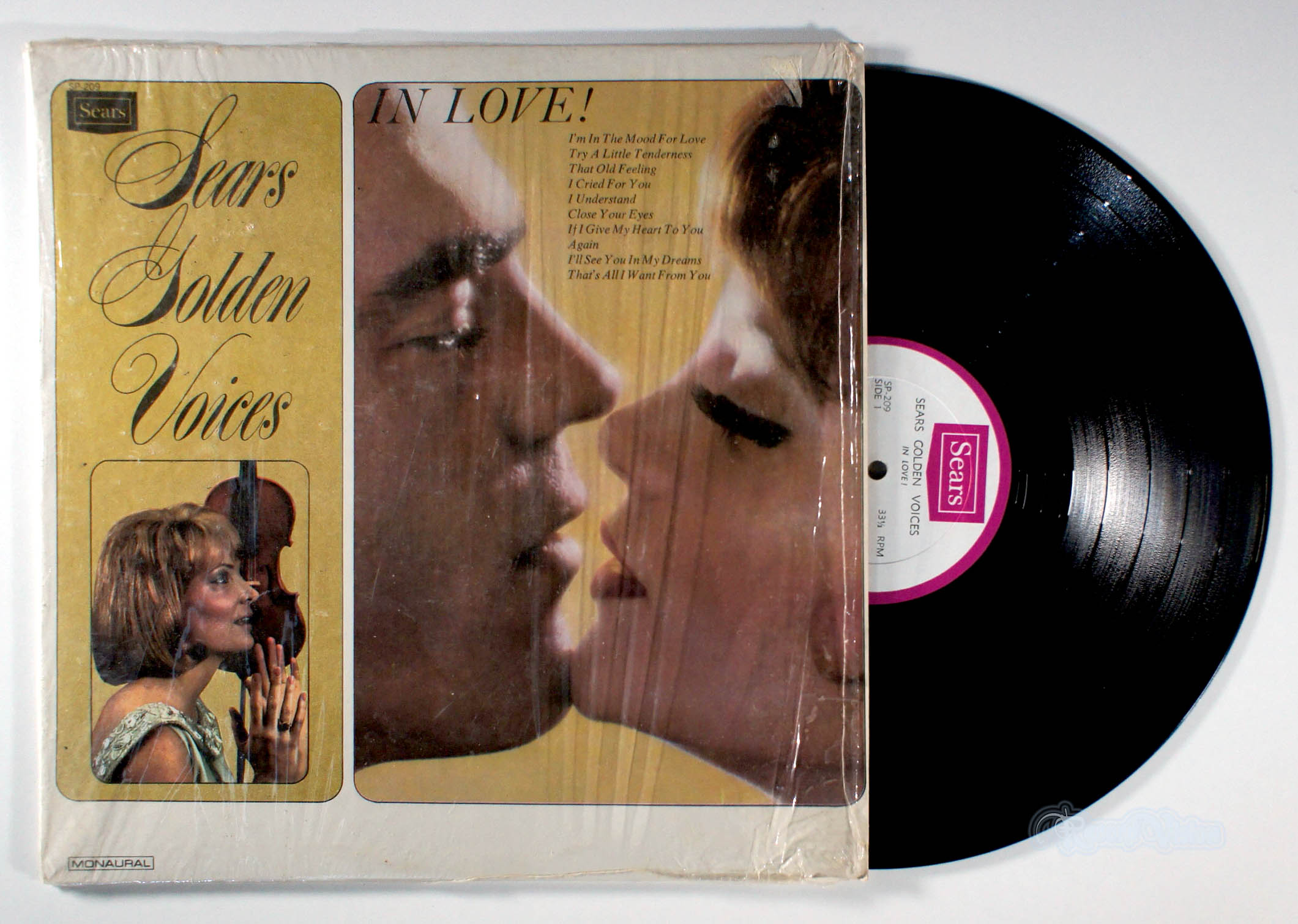 Sears Golden Voices - In Love! (front cover) Vinyl