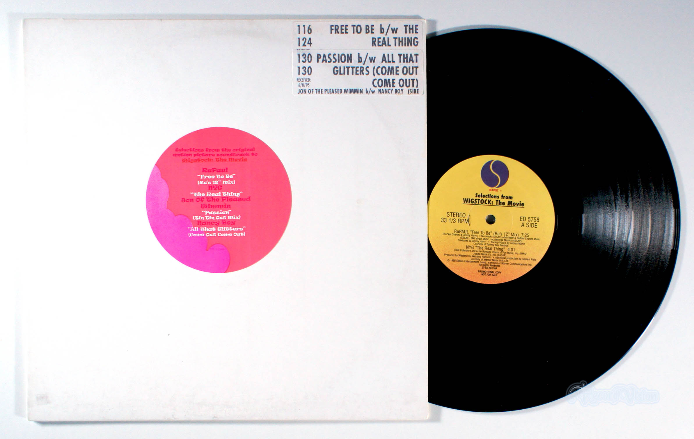 Selections From Wigstock: The Movie (front cover) Vinyl
