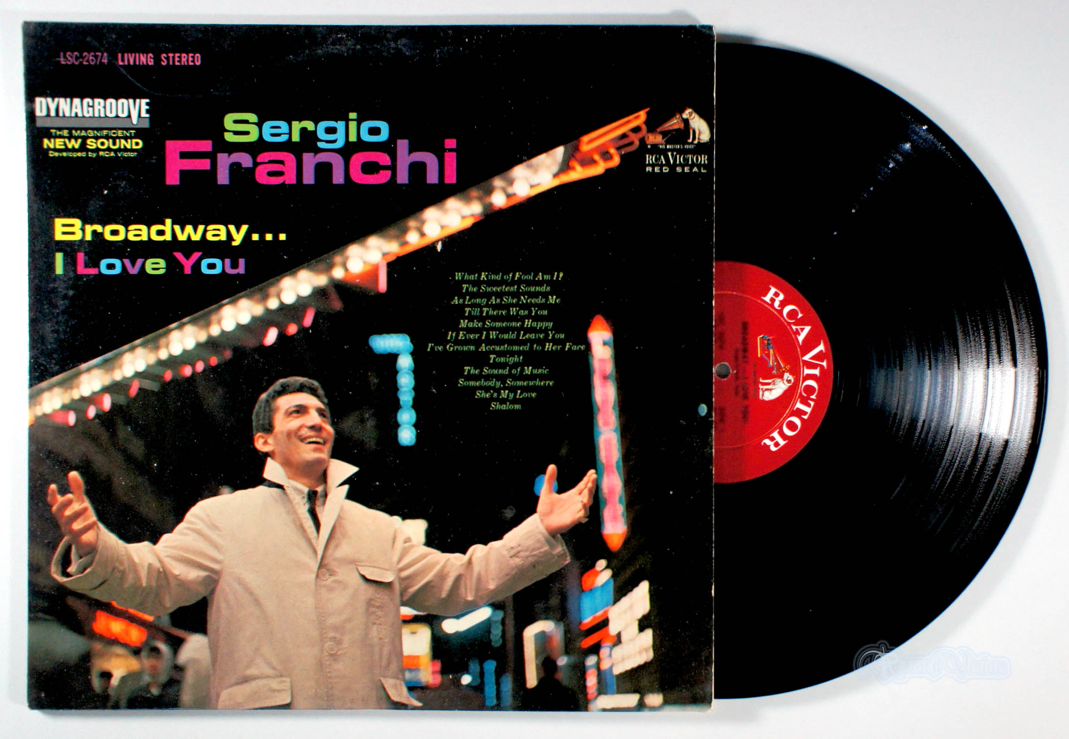 Sergio Franchi - Broadway...I Love You (front cover) Vinyl