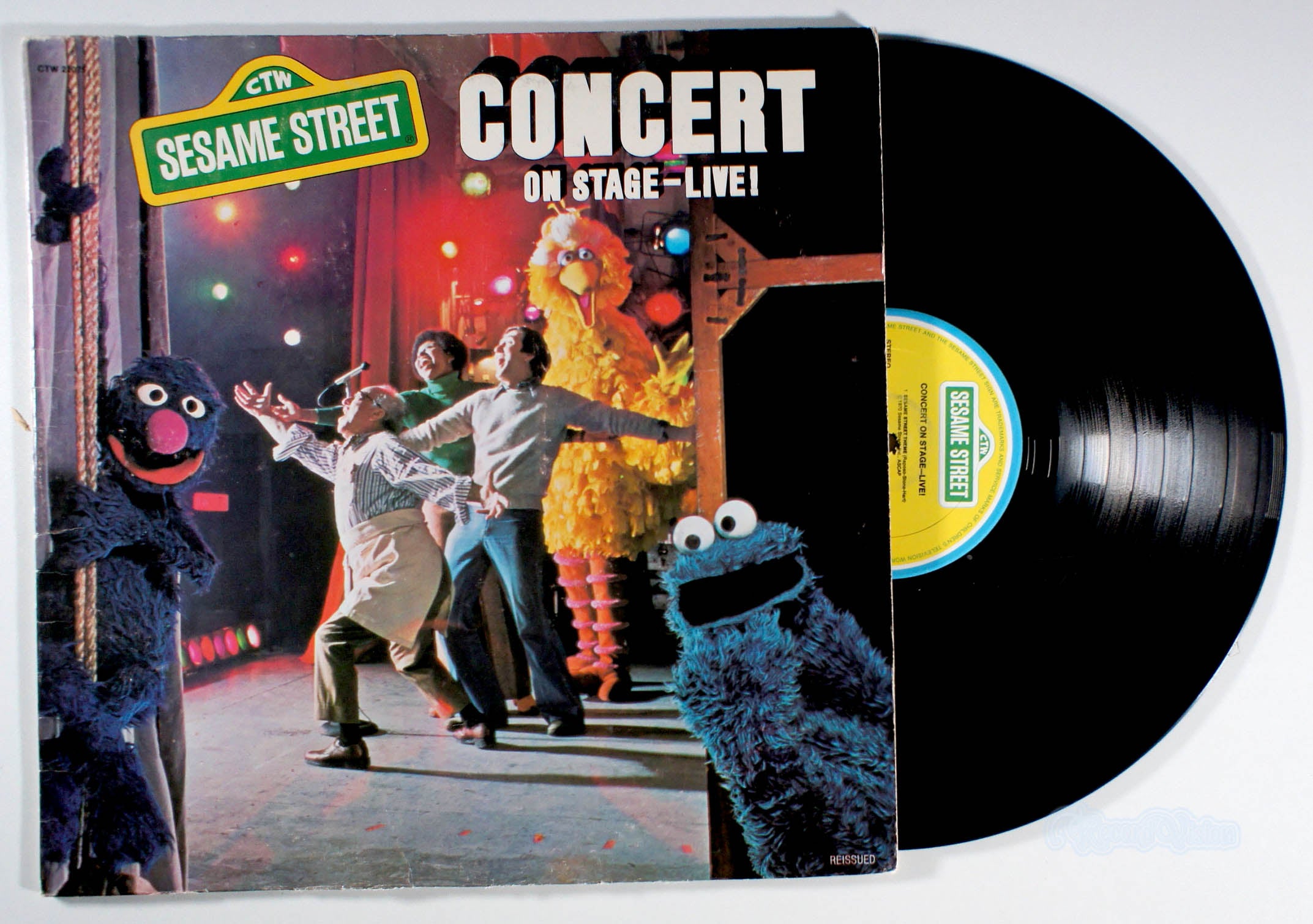 Sesame Street - Concert on Stage Live (front cover) Vinyl