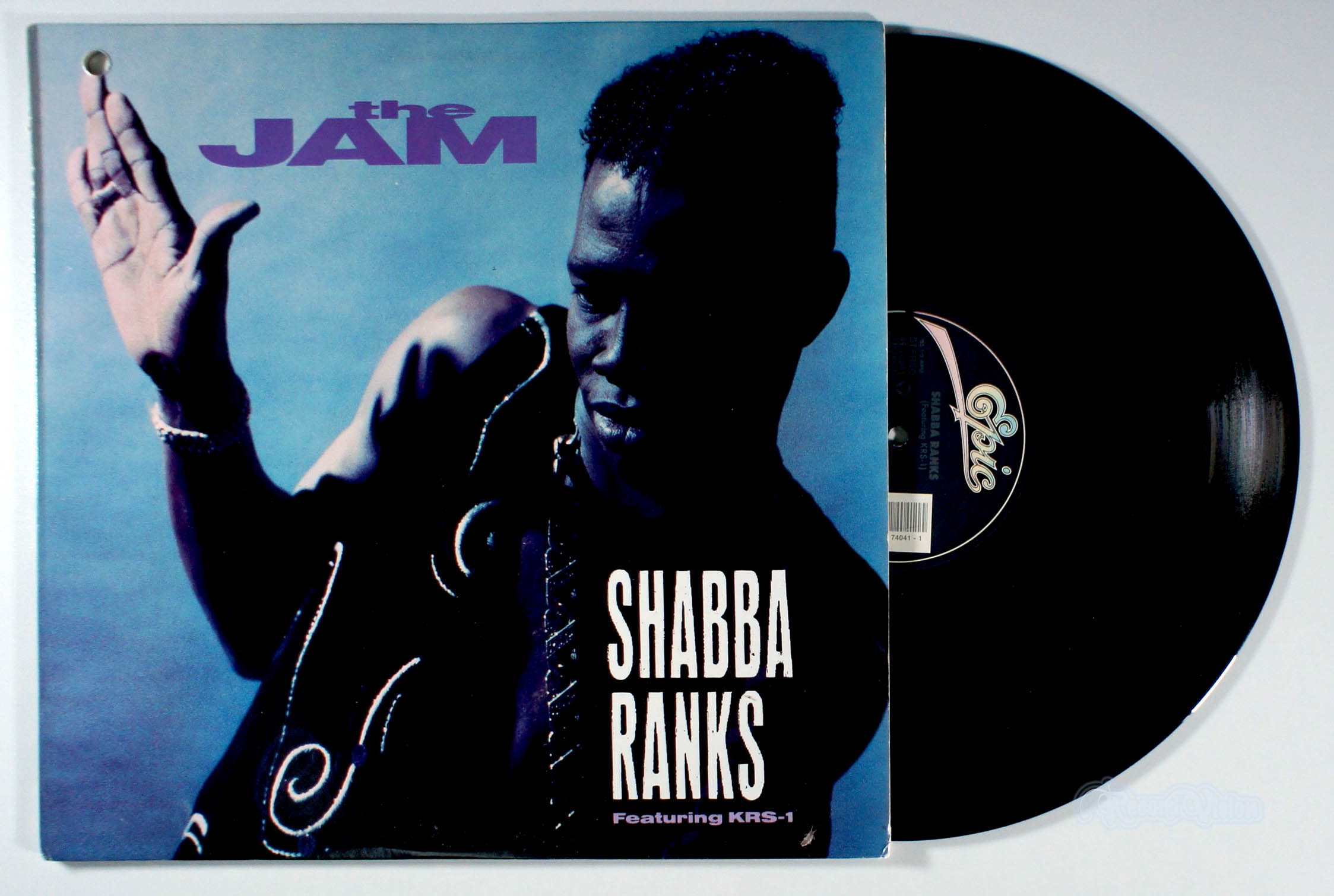 Shabba Ranks - The Jam (front cover) Vinyl