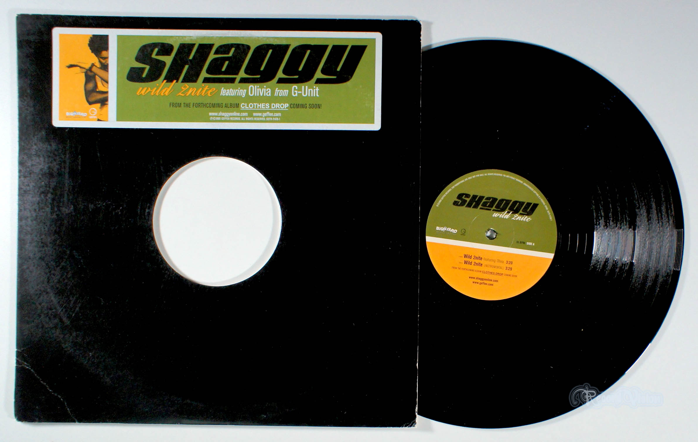 Shaggy - Wild 2nite (front cover) Vinyl