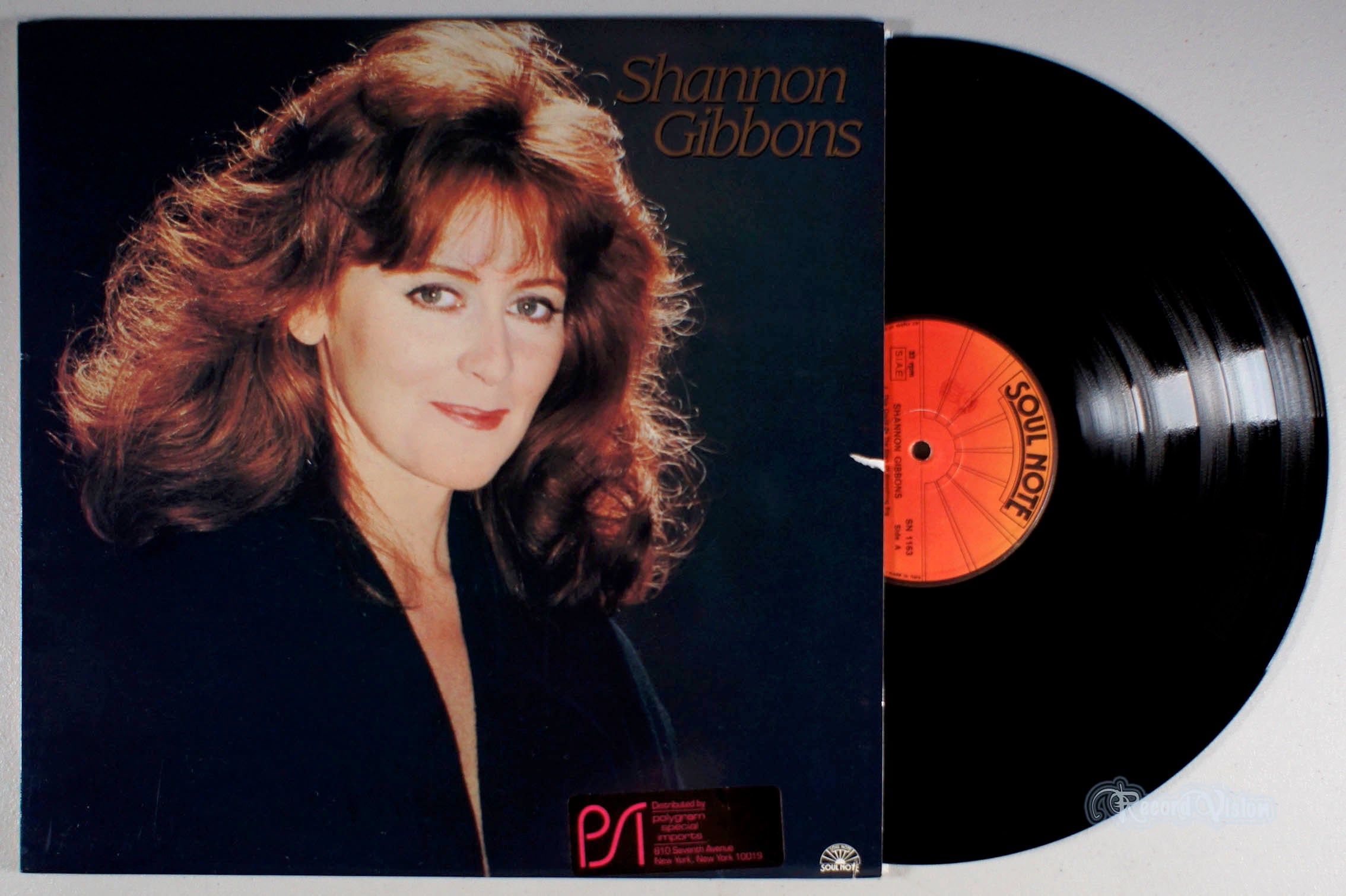 Shannon Gibbons - Shannon Gibbons (front cover) Vinyl