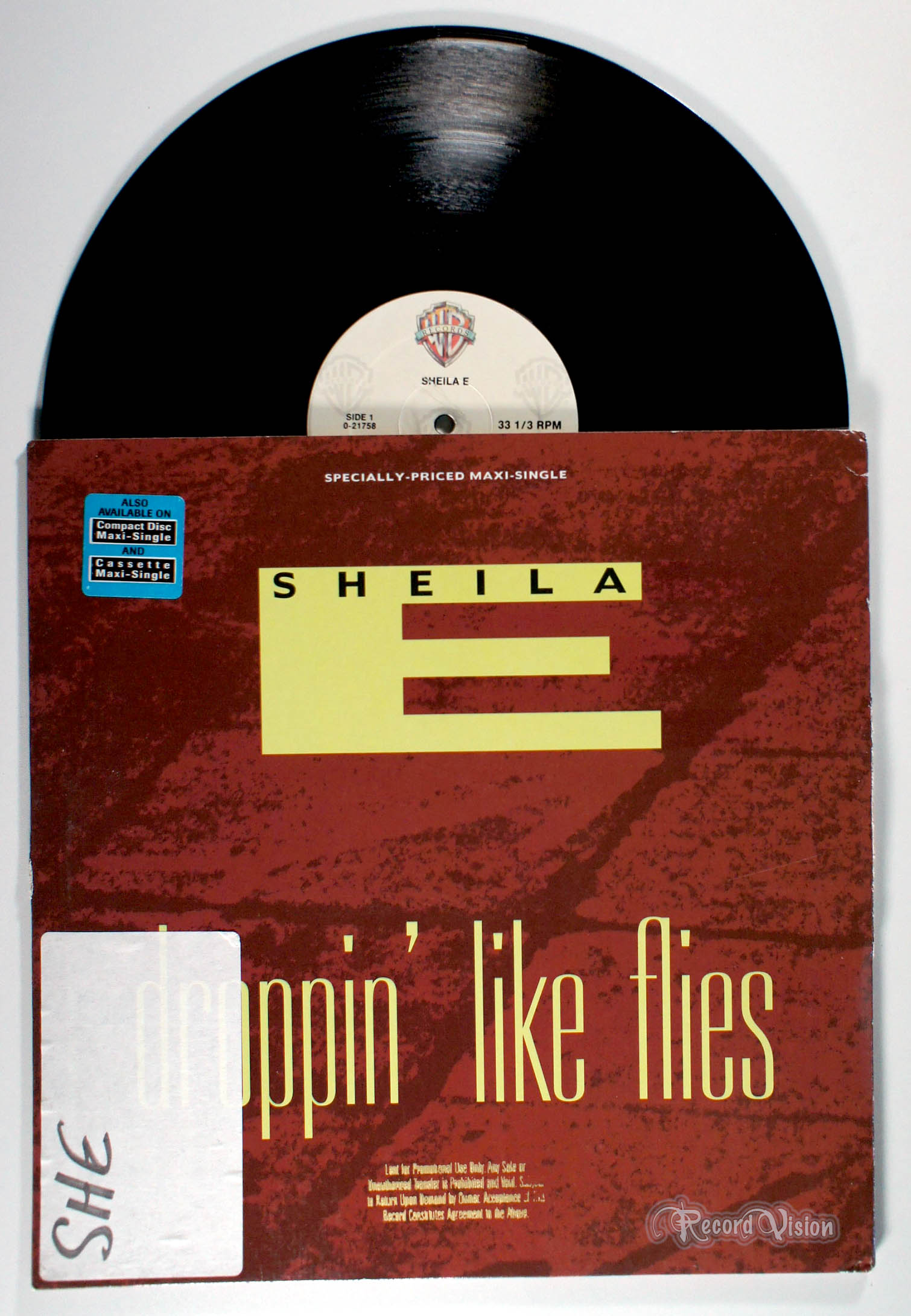 Sheila E. - Droppin' Like Flies (12" Single) (front cover) Vinyl