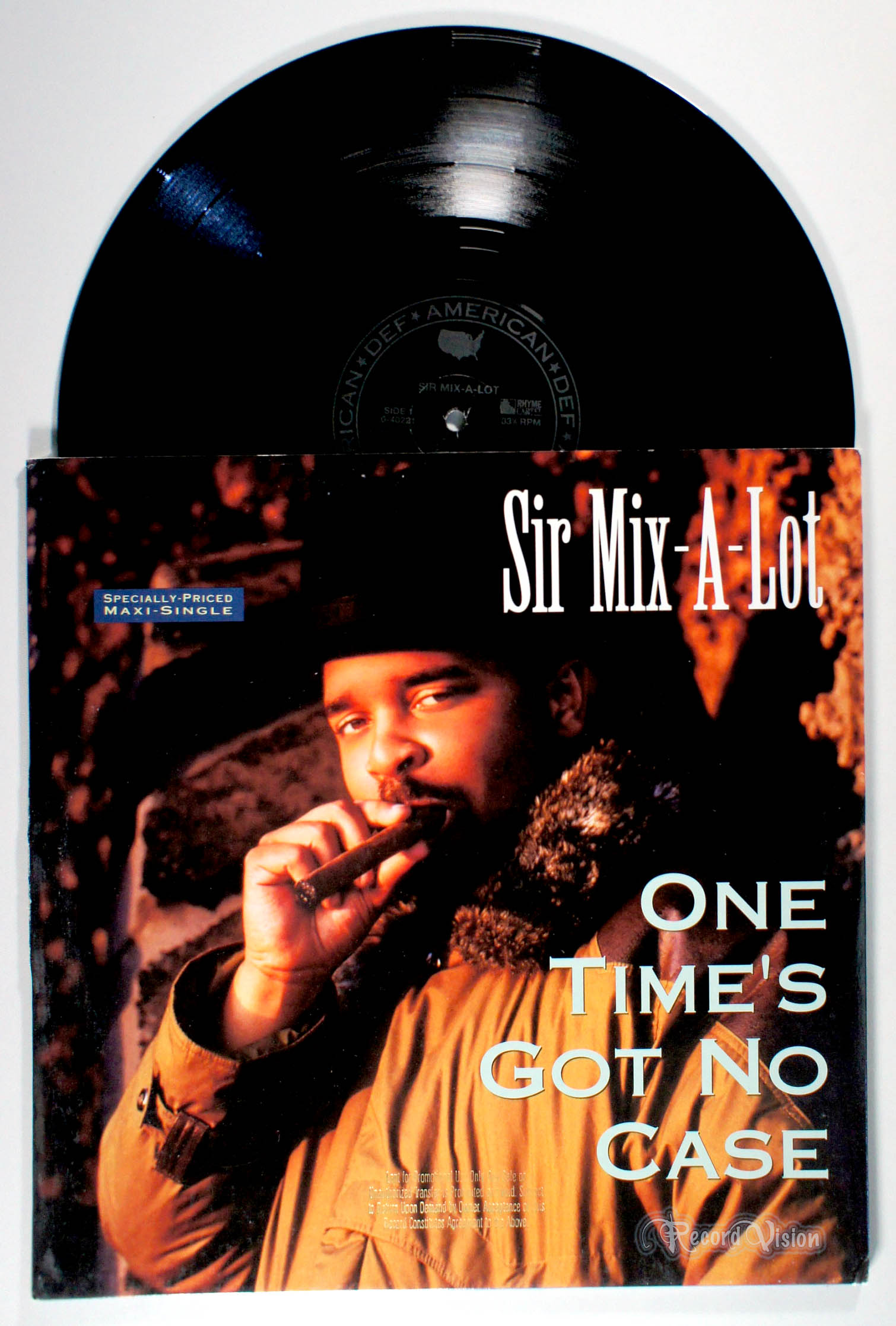 Sir Mix-A-Lot - One Time's Got No Case (12" Single) (front cover) Vinyl