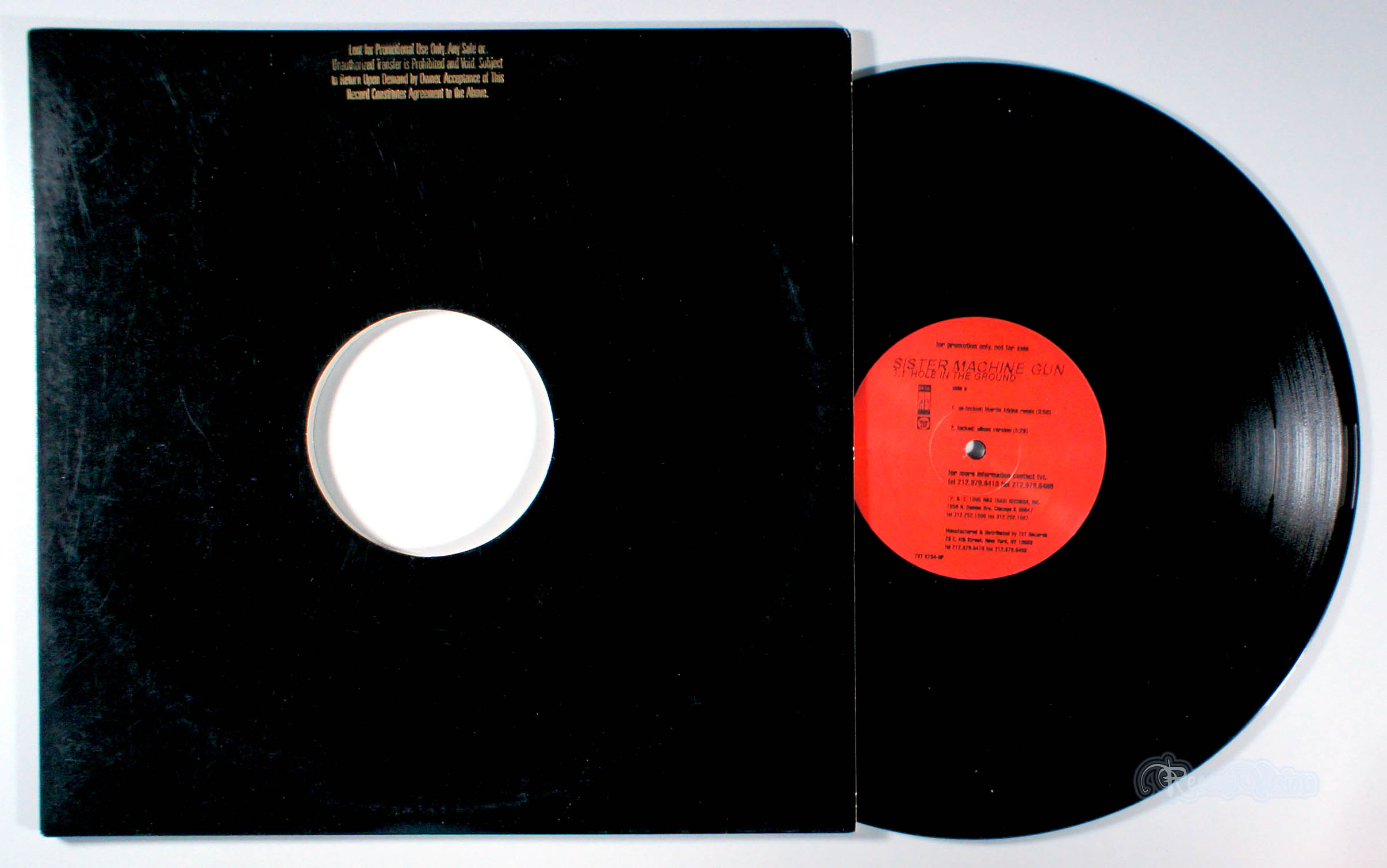 Sister Machine Gun - 3.1 Hole in the Ground (12″ Single) (front cover) Vinyl