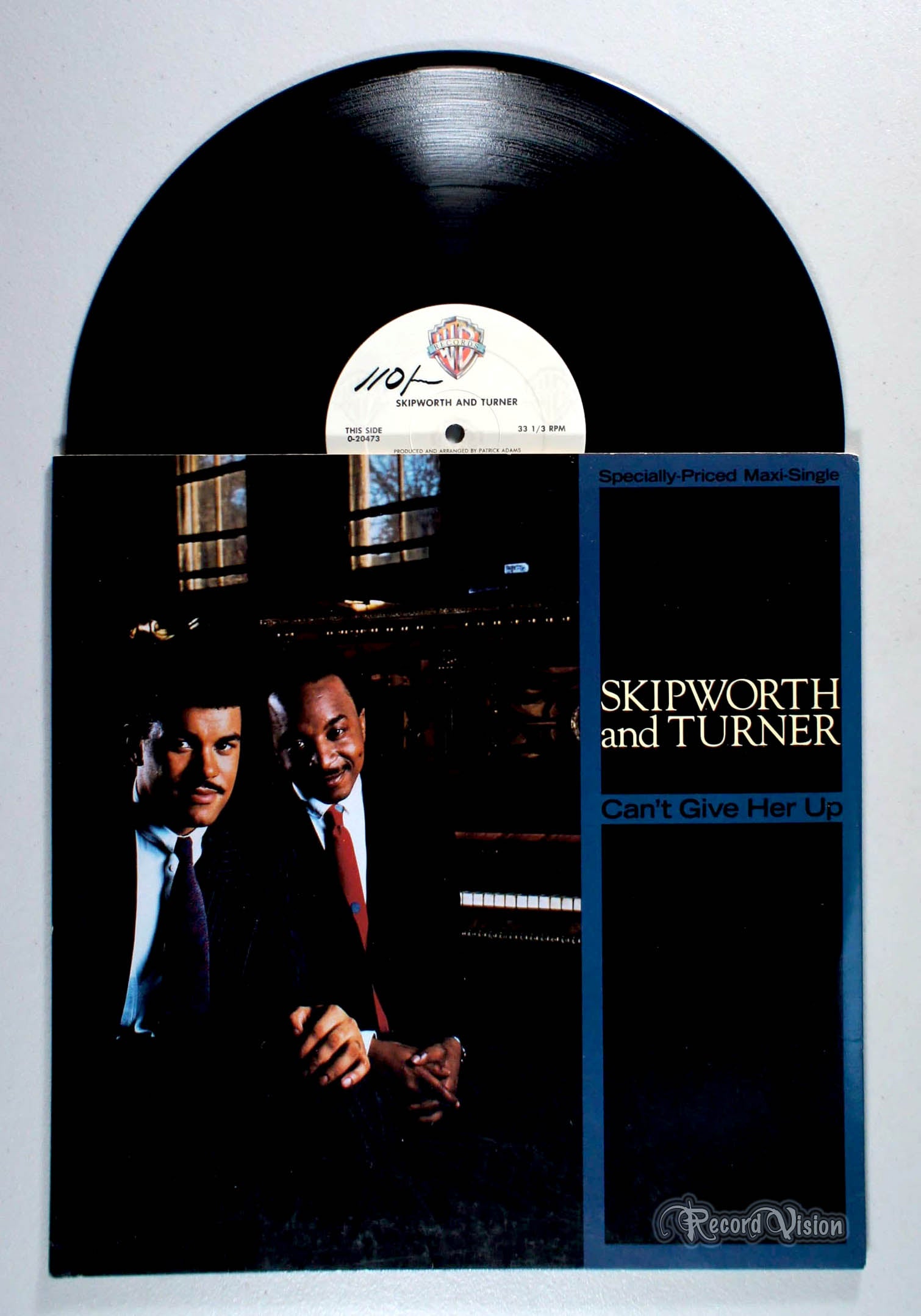 Skipworth and Turner - Can't Give Her Up (front cover) Vinyl