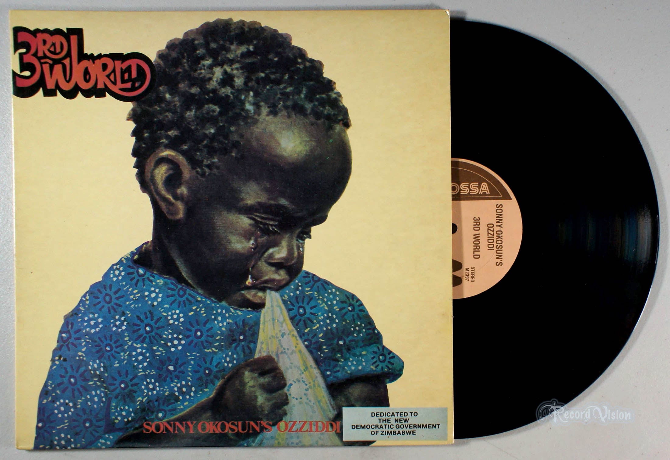 Sonny Okosun's Ozziddi - 3rd World (front cover) Vinyl