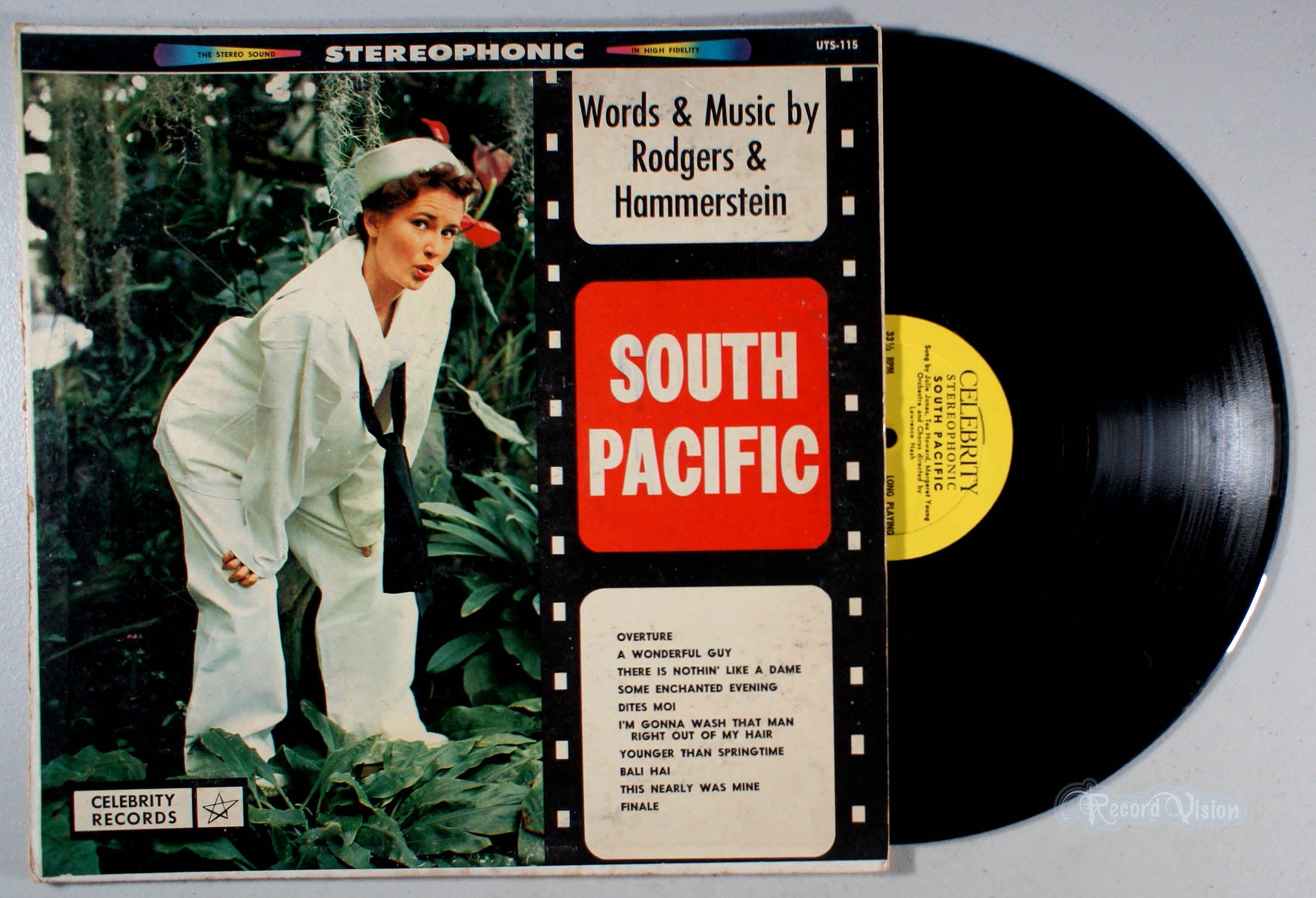South Pacific (Celebrity) (front cover) Vinyl