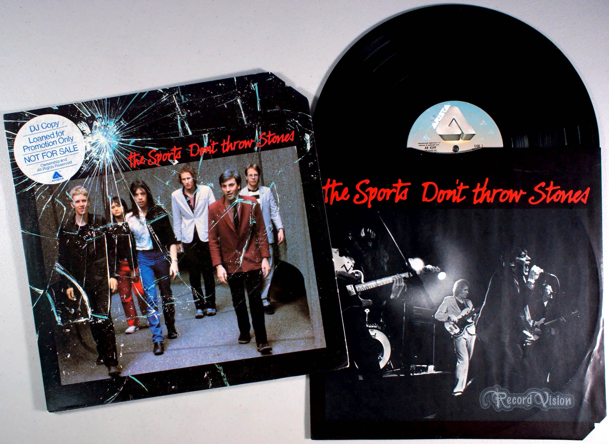 Sports - Don't Throw Stones (front cover) Vinyl
