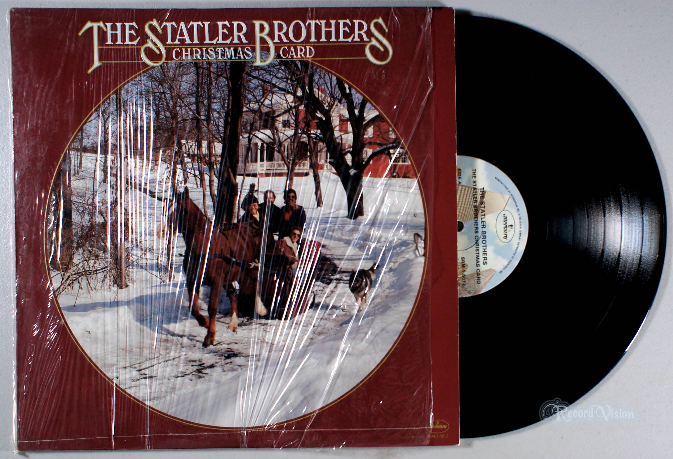 Statler Brothers - Christmas Card (front cover) Vinyl