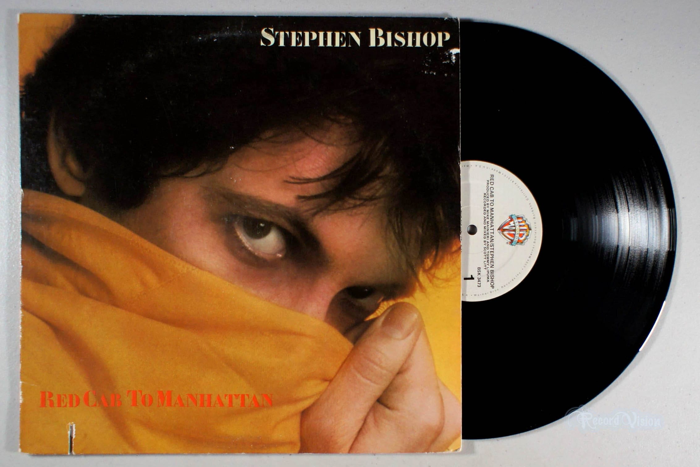 Stephen Bishop - Red Cab to Manhattan (front cover) Vinyl