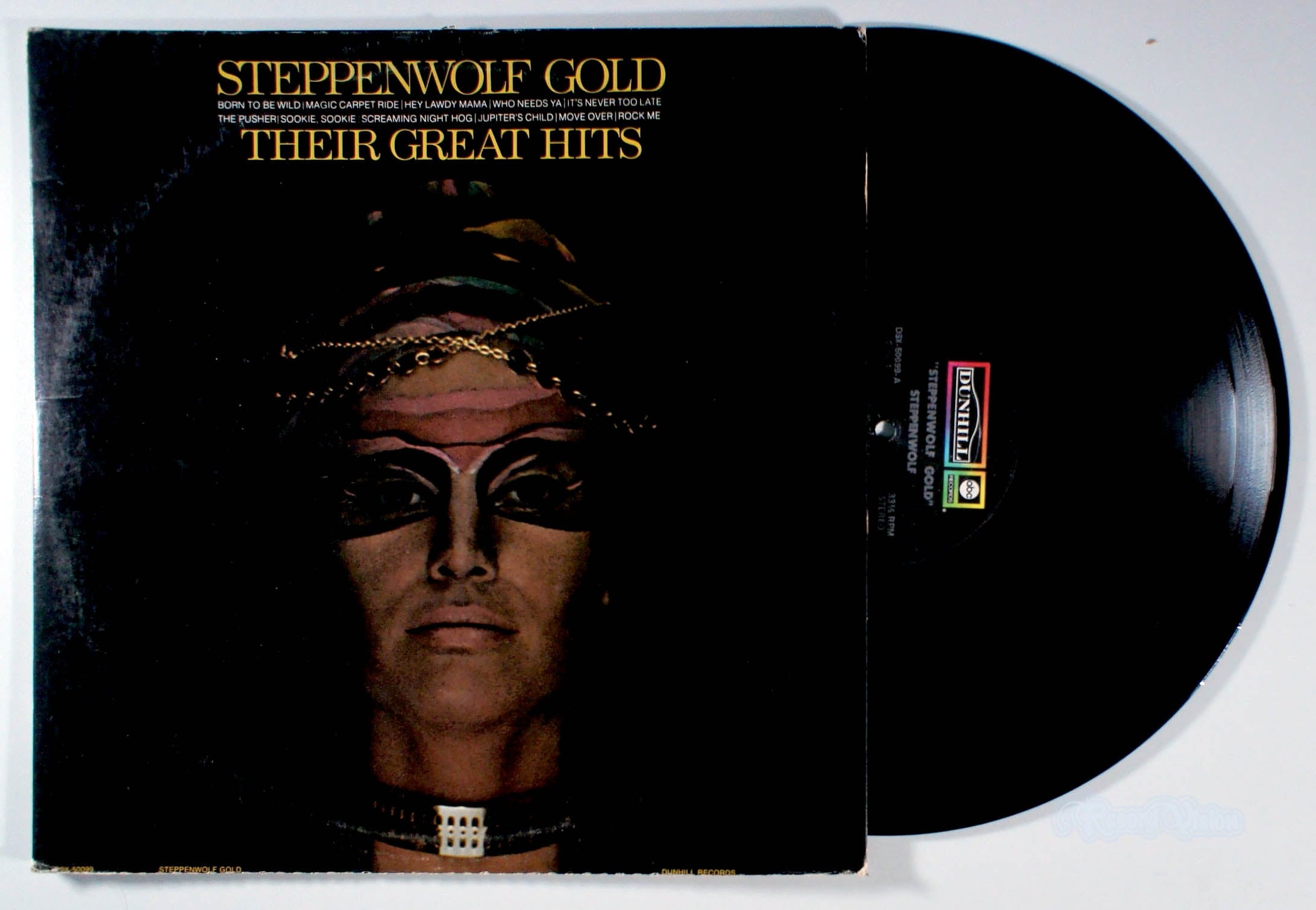 Steppenwolf - Gold: Their Greatest Hits (front cover) Vinyl