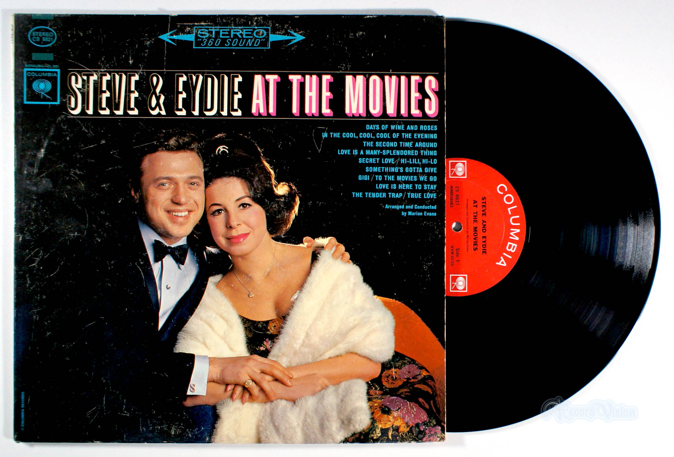 Steve and Eydie - At The Movies (front cover) Vinyl