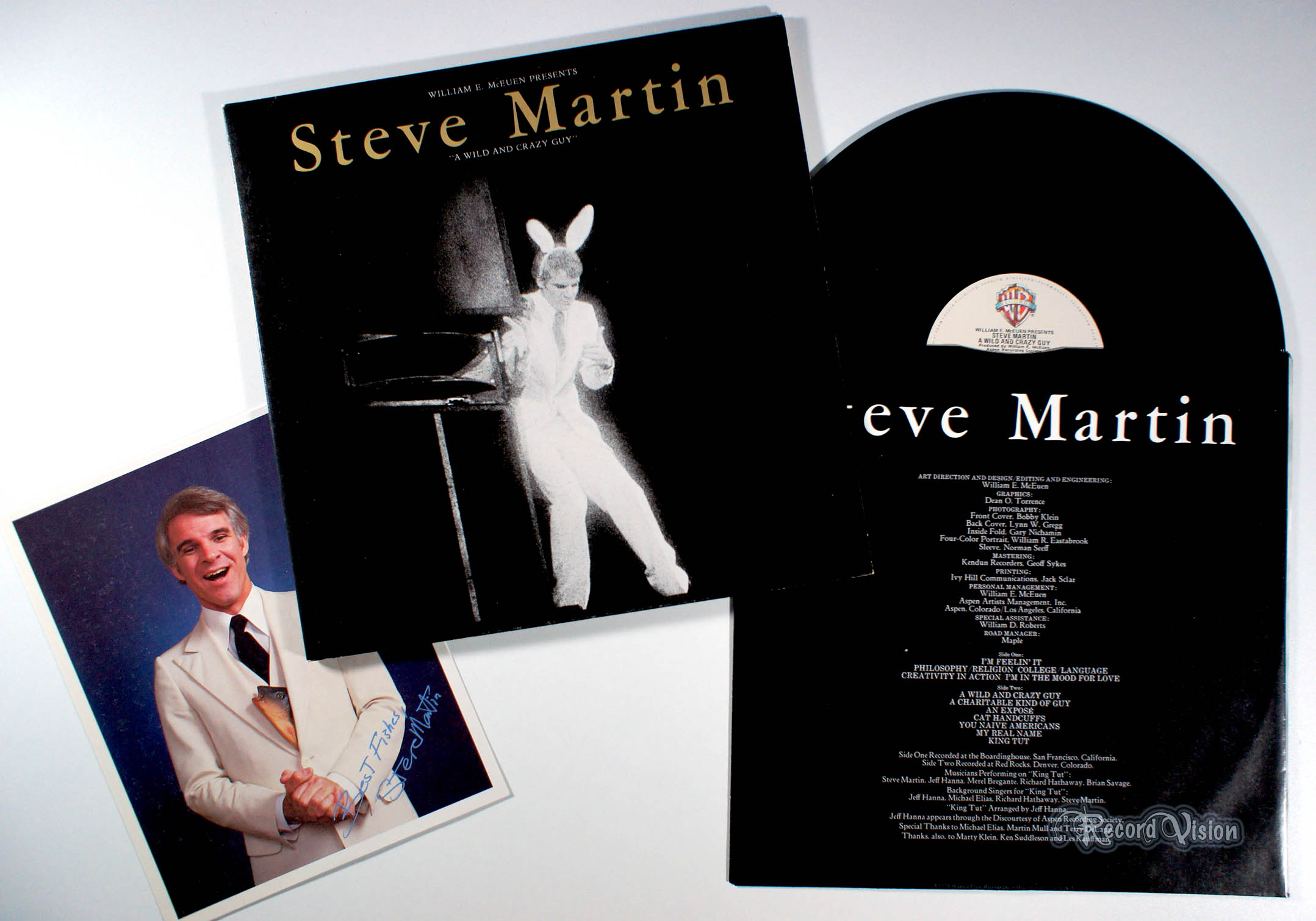 Steve Martin - A Wild and Crazy Guy (front cover) Vinyl