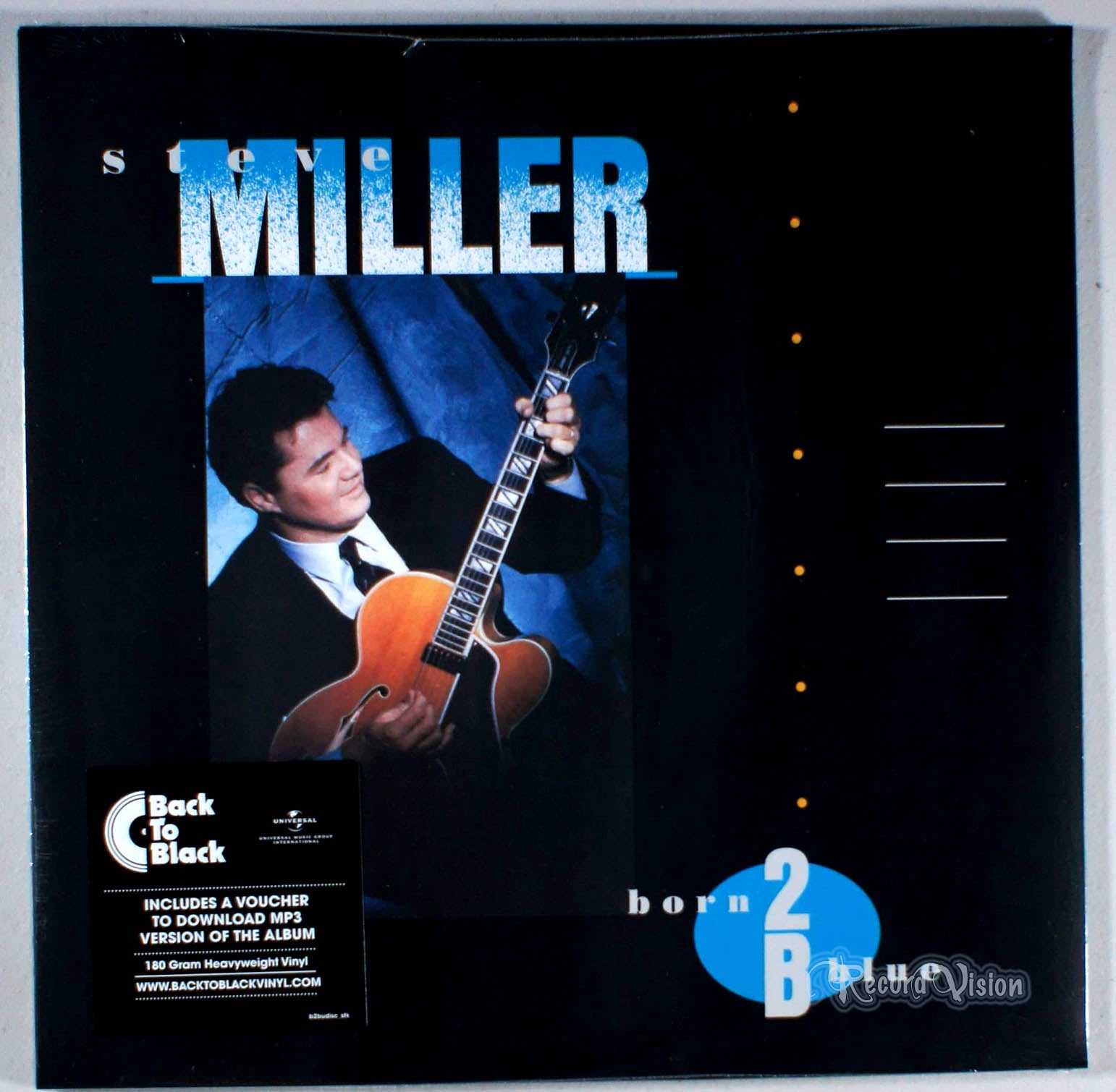 Steve Miller Band - Born 2 B Blue (front cover) Vinyl