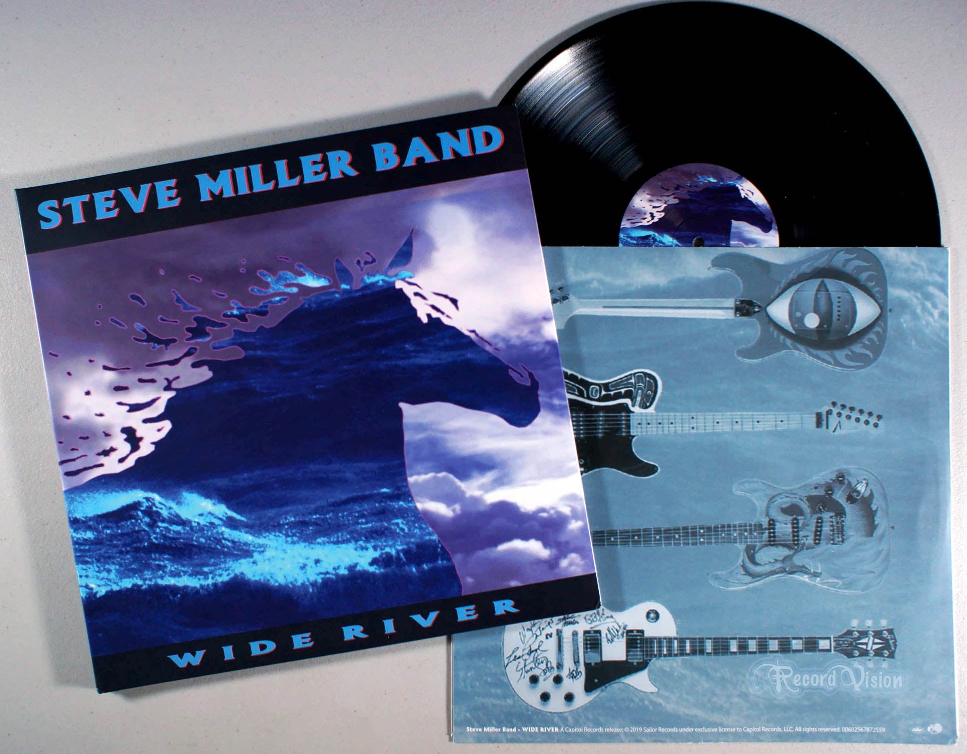Steve Miller Band - Wide River (front cover) Vinyl