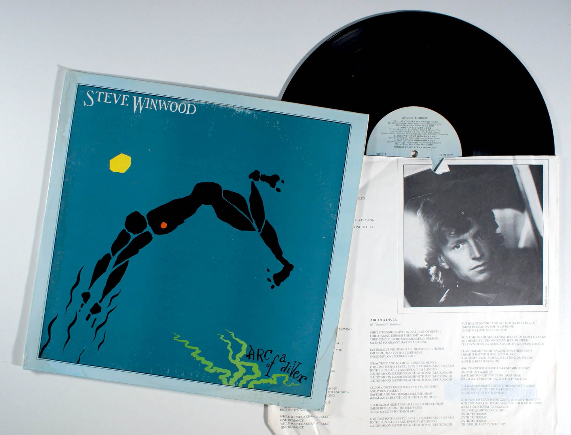 Steve Winwood - Arc of a Diver (front cover) Vinyl