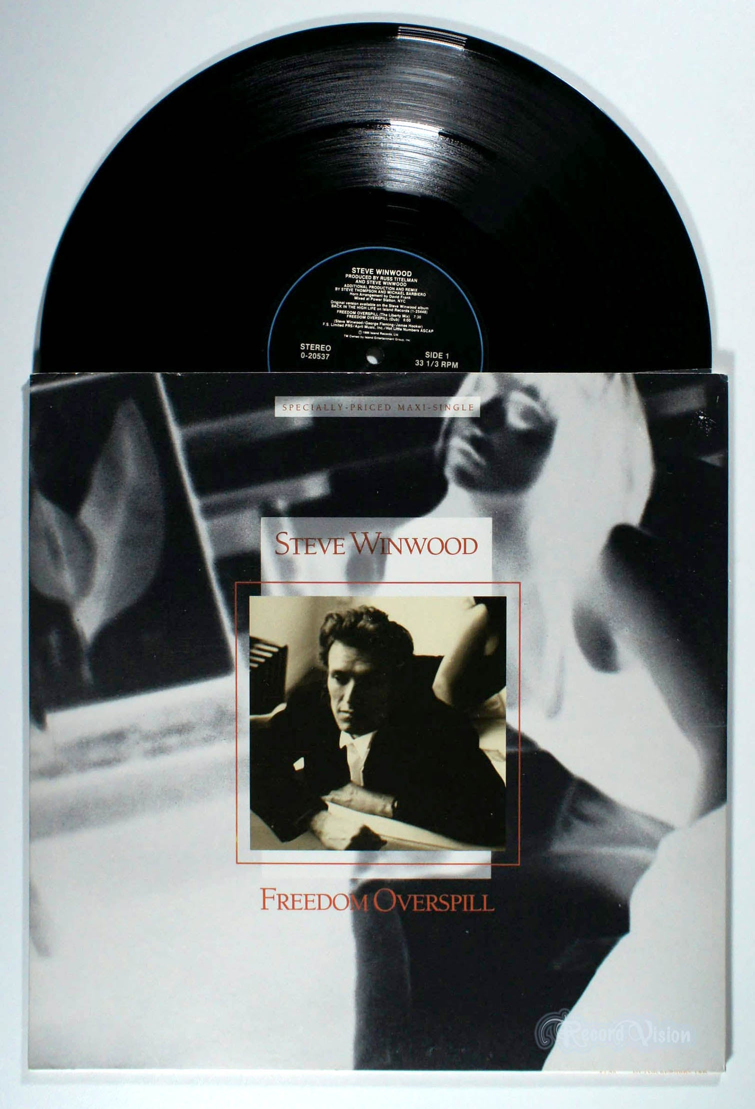 Steve Winwood - Freedom Overspill (front cover) Vinyl