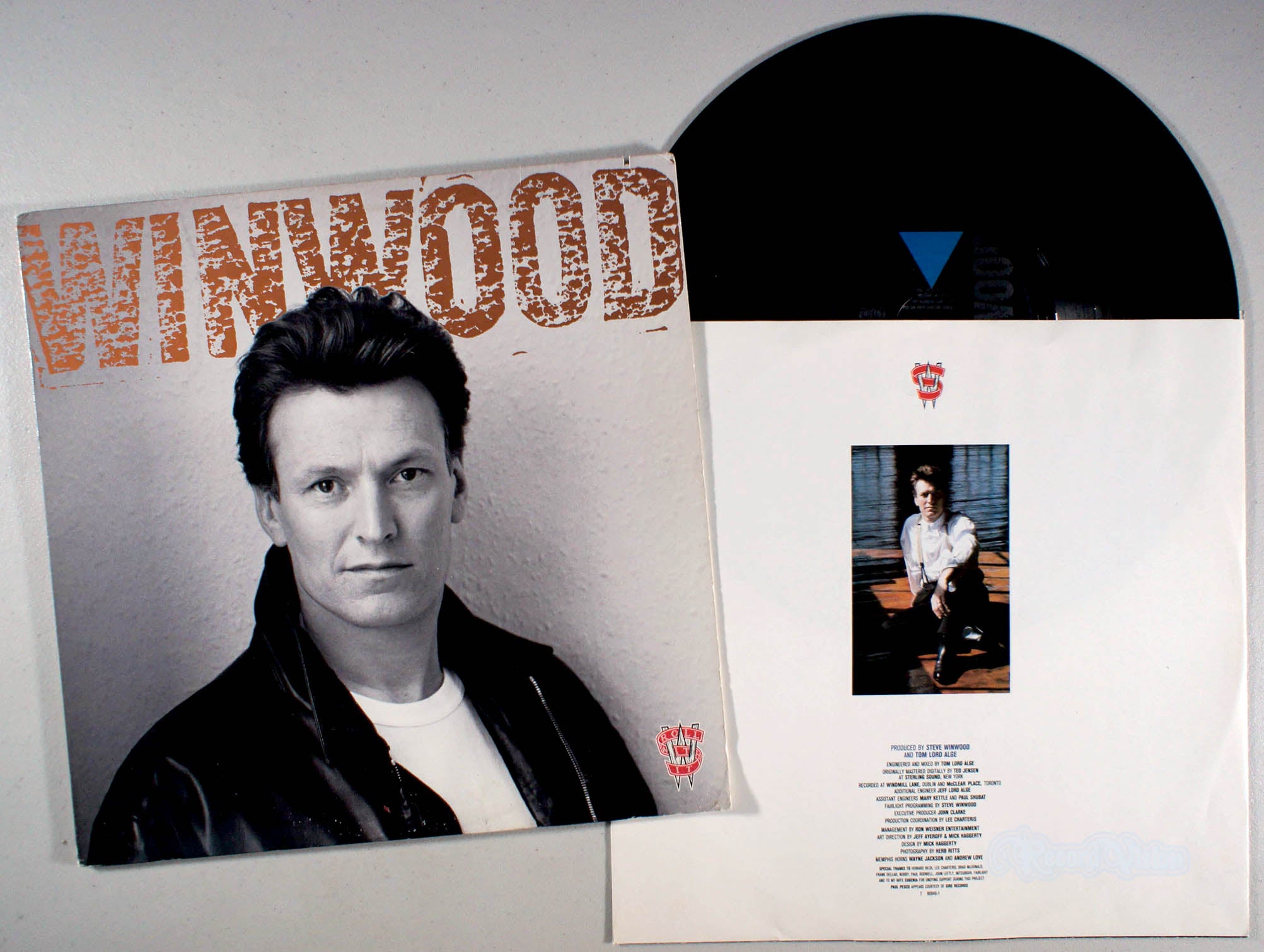 Steve Winwood - Roll With It (front cover) Vinyl