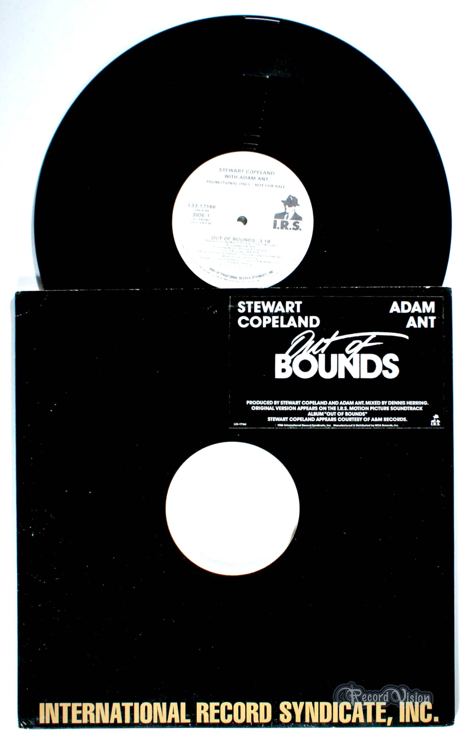 Stewart Copeland - Out of Bounds (front cover) Vinyl