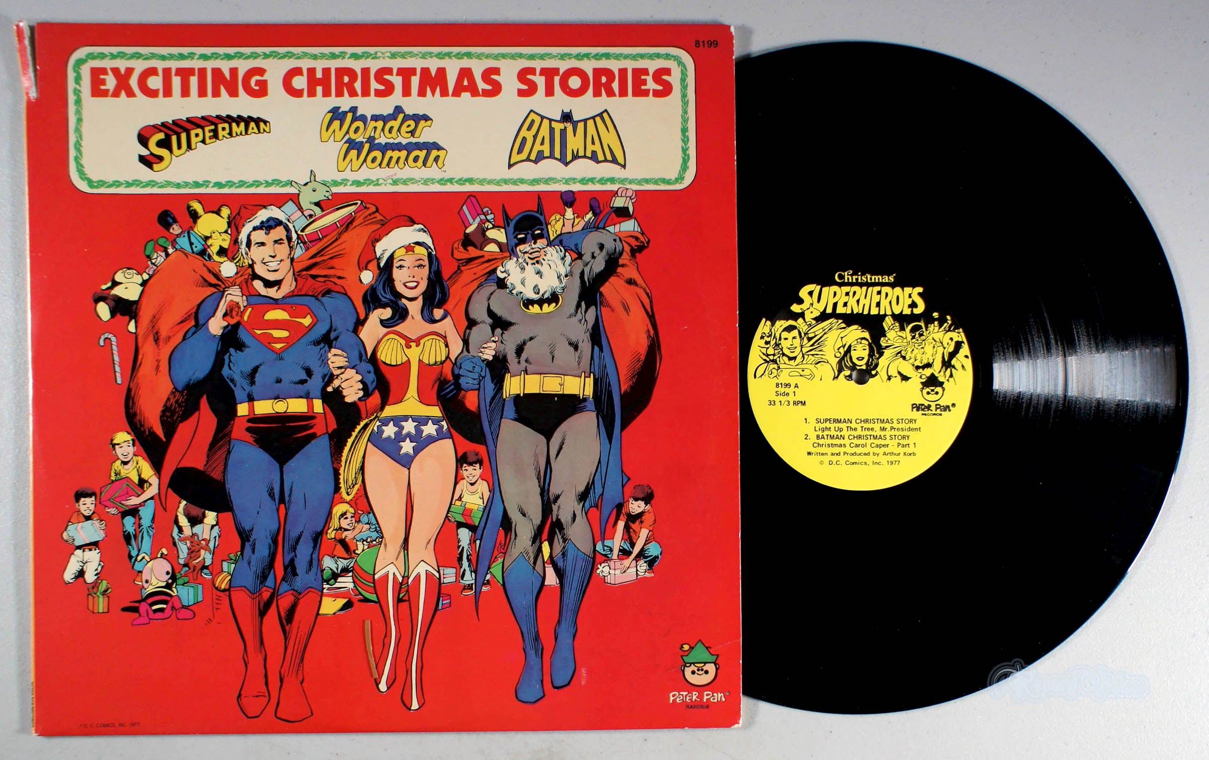 Superheroes - Christmas (front cover) Vinyl
