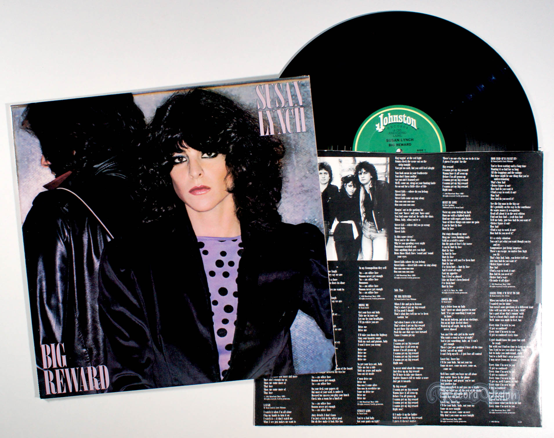 Susan Lynch - Big Reward (front cover) Vinyl