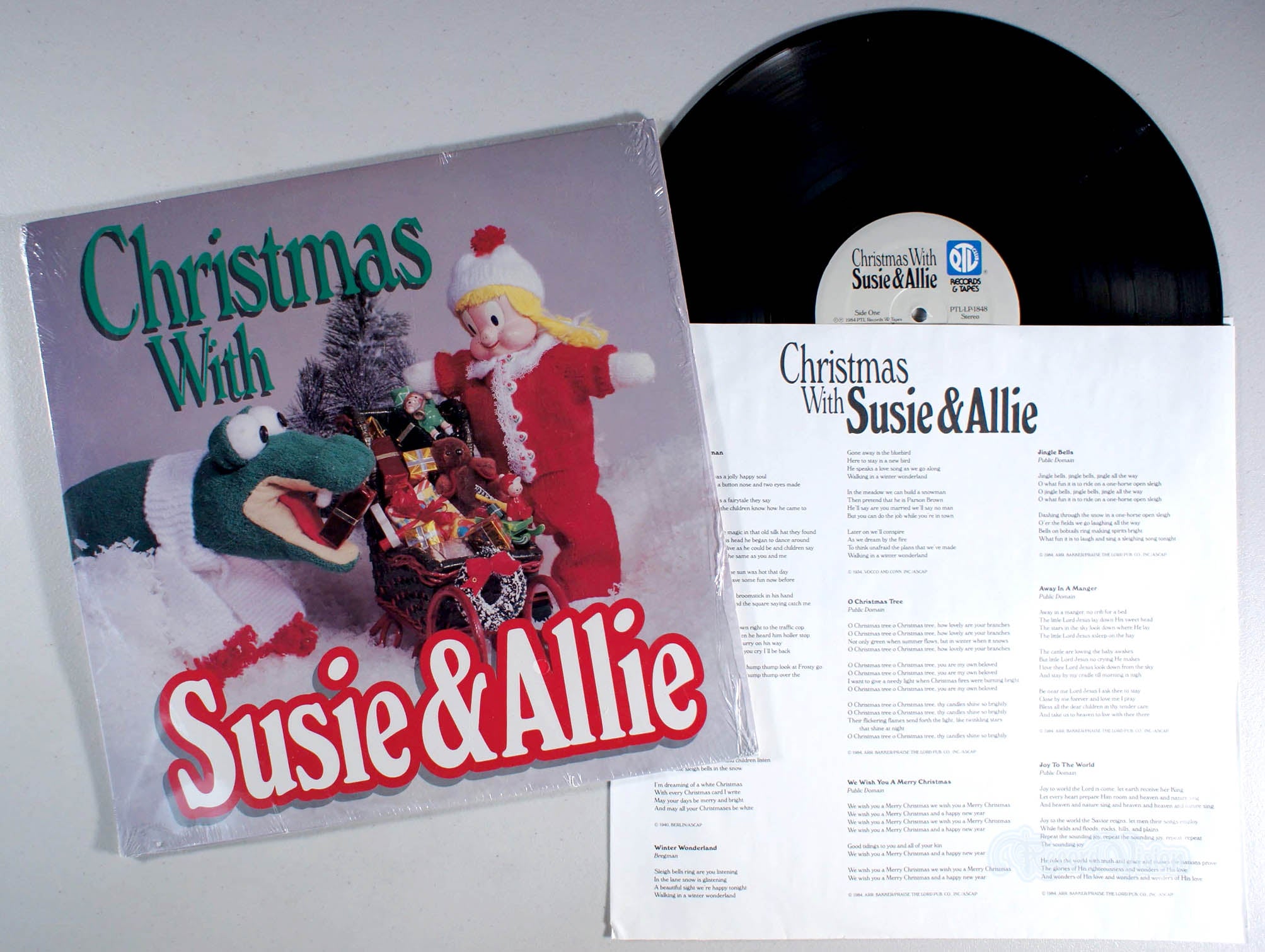 Susie and Allie - Christmas with (front cover) Vinyl