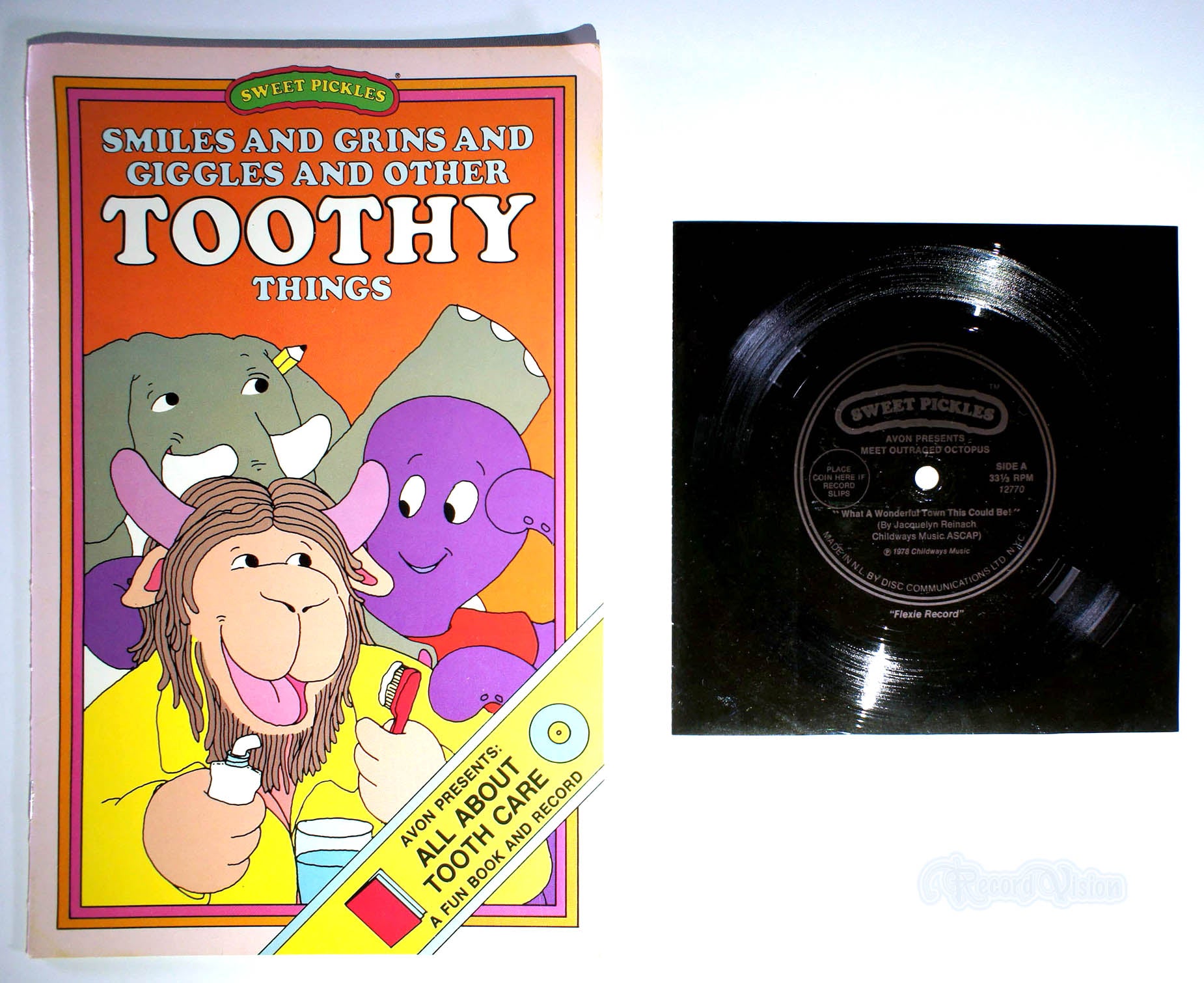 Sweet Pickles - Giggles and Other Toothy Things (front cover) Vinyl
