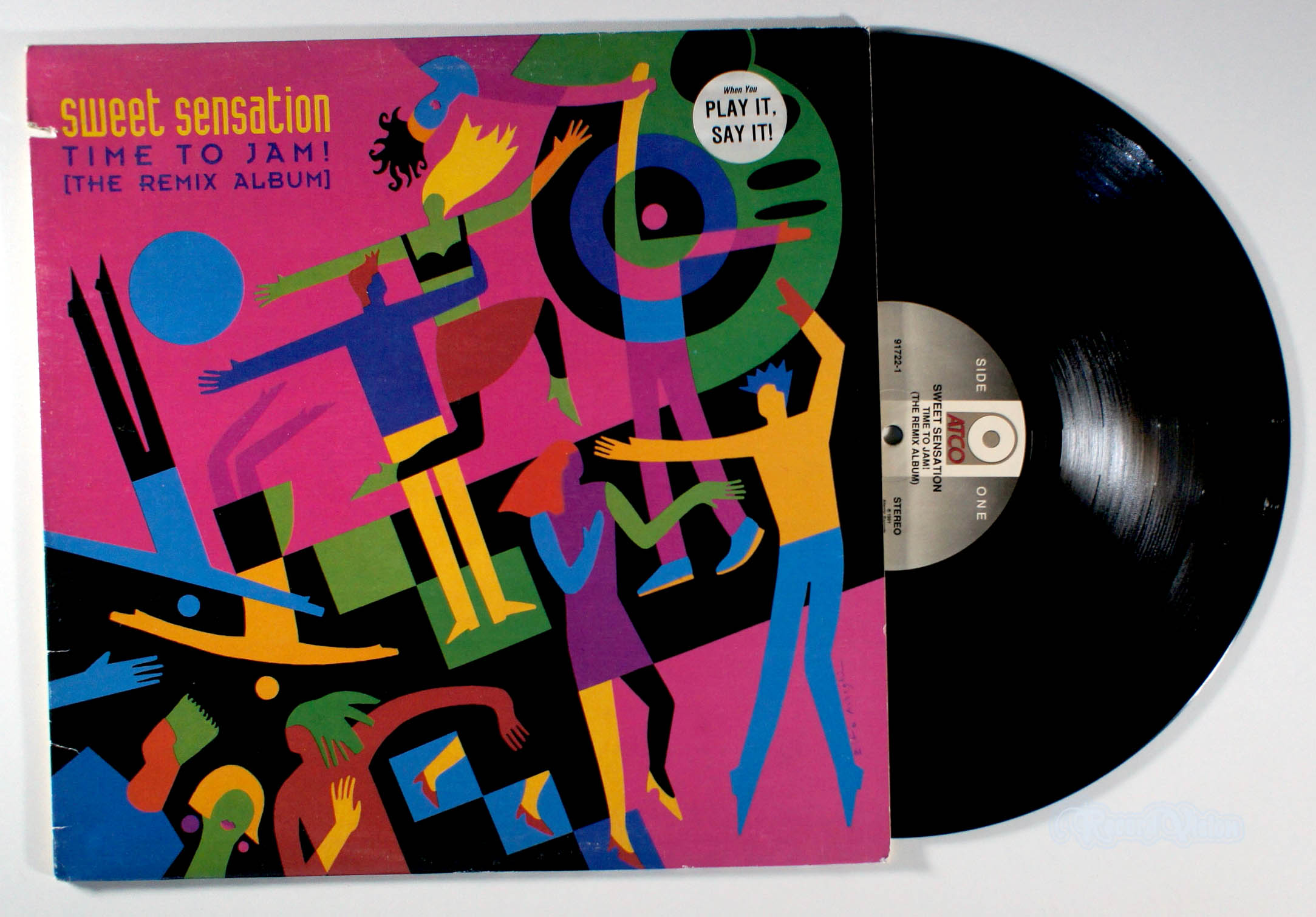 Sweet Sensation - Time To Jam! (The Remix Album) (front cover) Vinyl