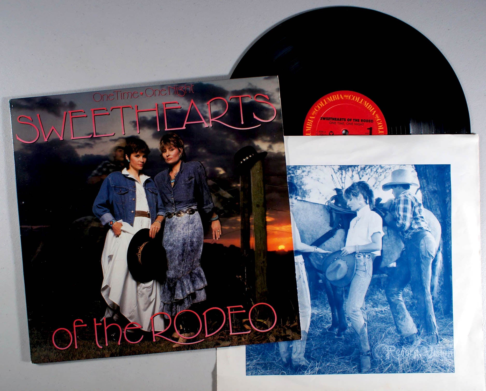 Sweethearts of the Rodeo - One Time One Night (front cover) Vinyl