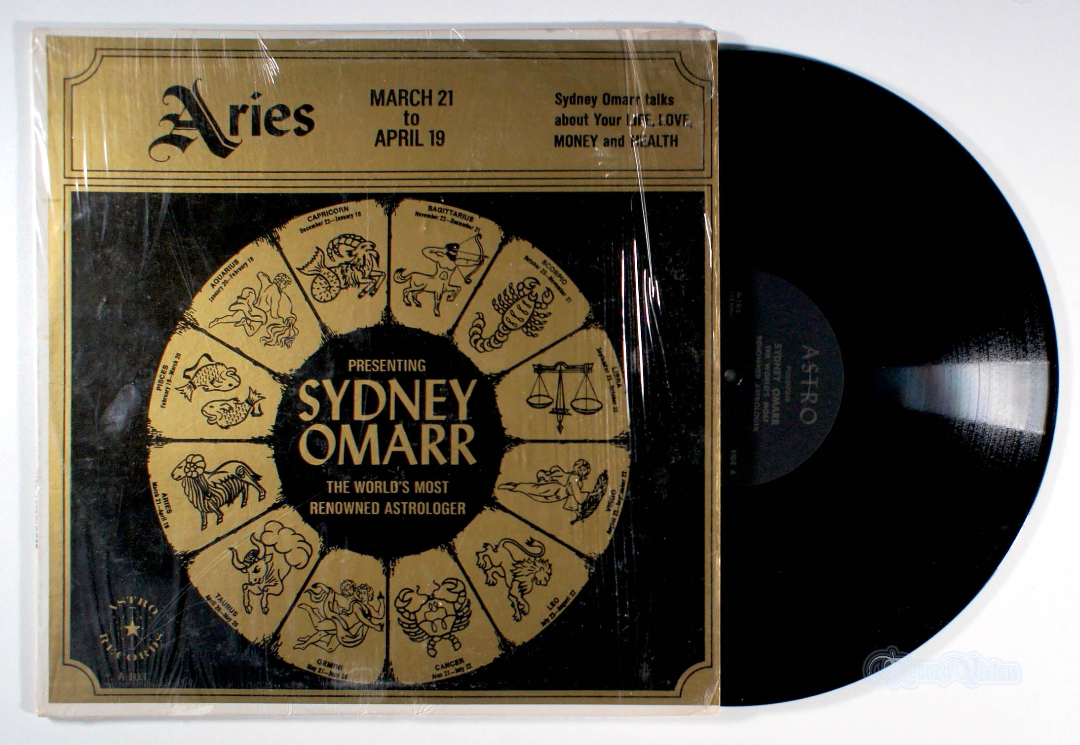 Sydney Omarr - Aries (front cover) Vinyl