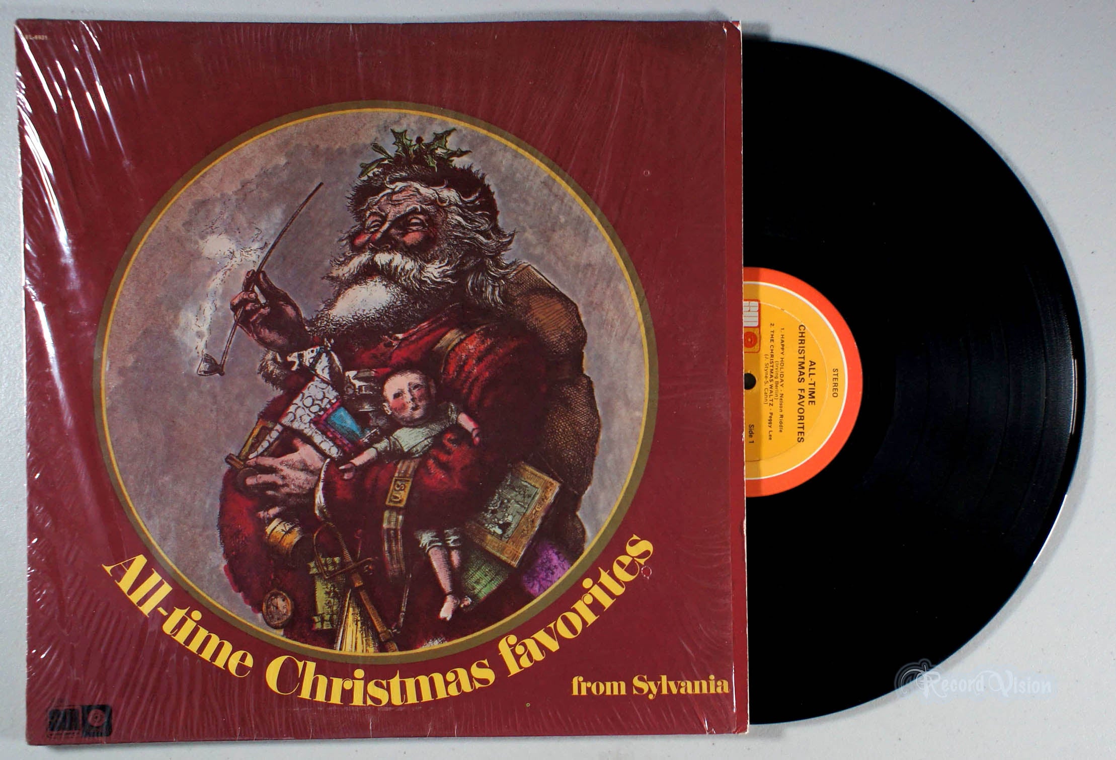 Sylvania - All Time Christmas Favorites (front cover) Vinyl