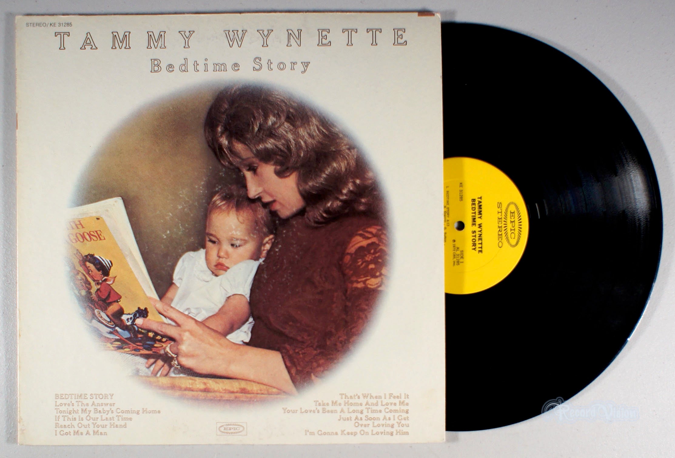 Tammy Wynette - Bedtime Story (front cover) Vinyl