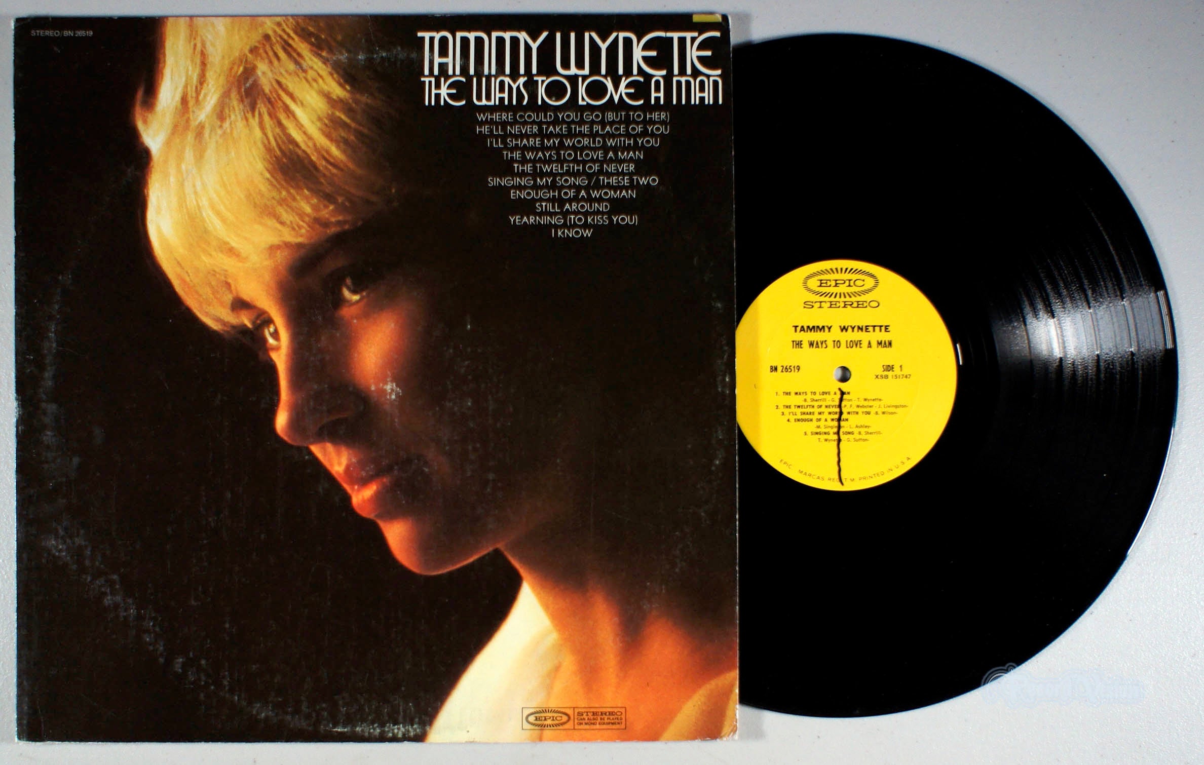 Tammy Wynette - The Ways to Love a Man (front cover) Vinyl