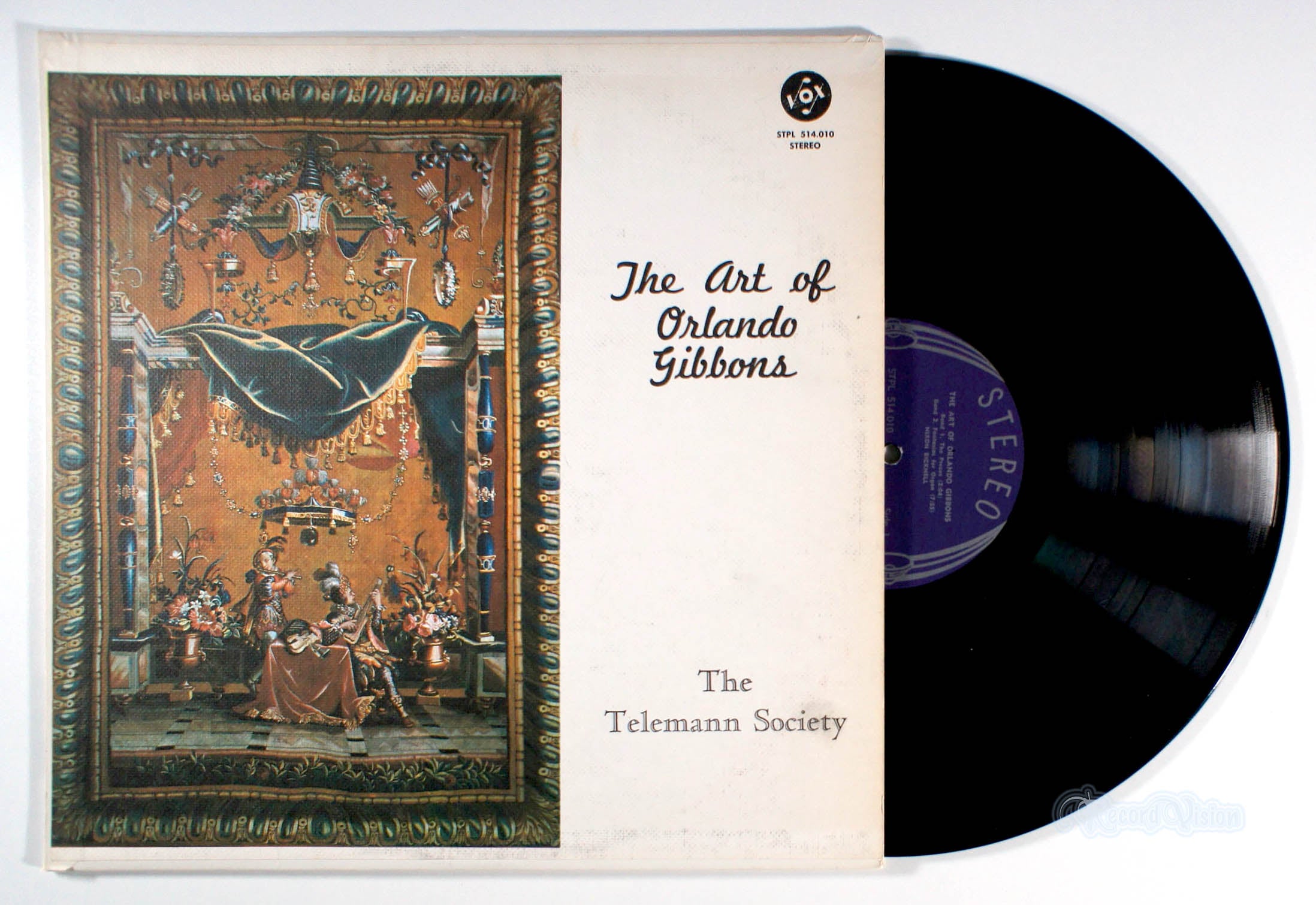 Telemann Society - The Art of Orlando Gibbons (front cover) Vinyl