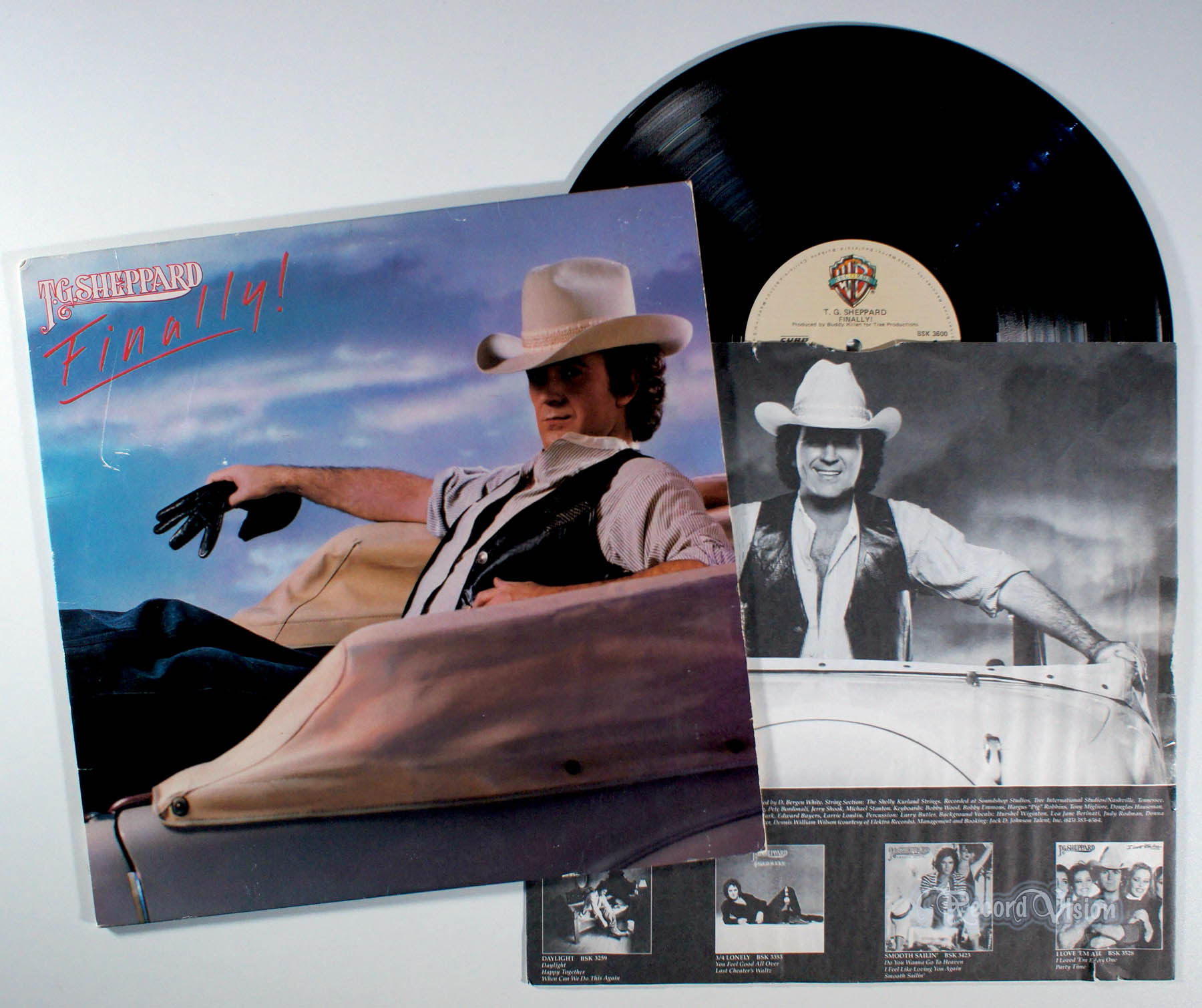 T.G. Sheppard - Finally (front cover) Vinyl