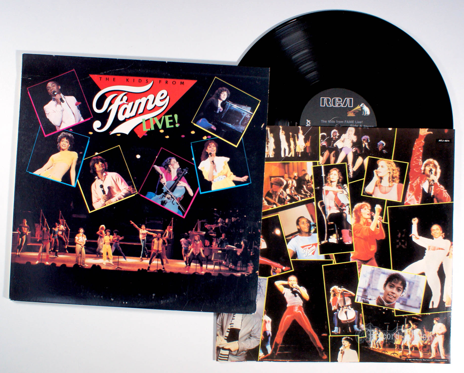The Kids from Fame - The Kids From Fame Live! (front cover) Vinyl