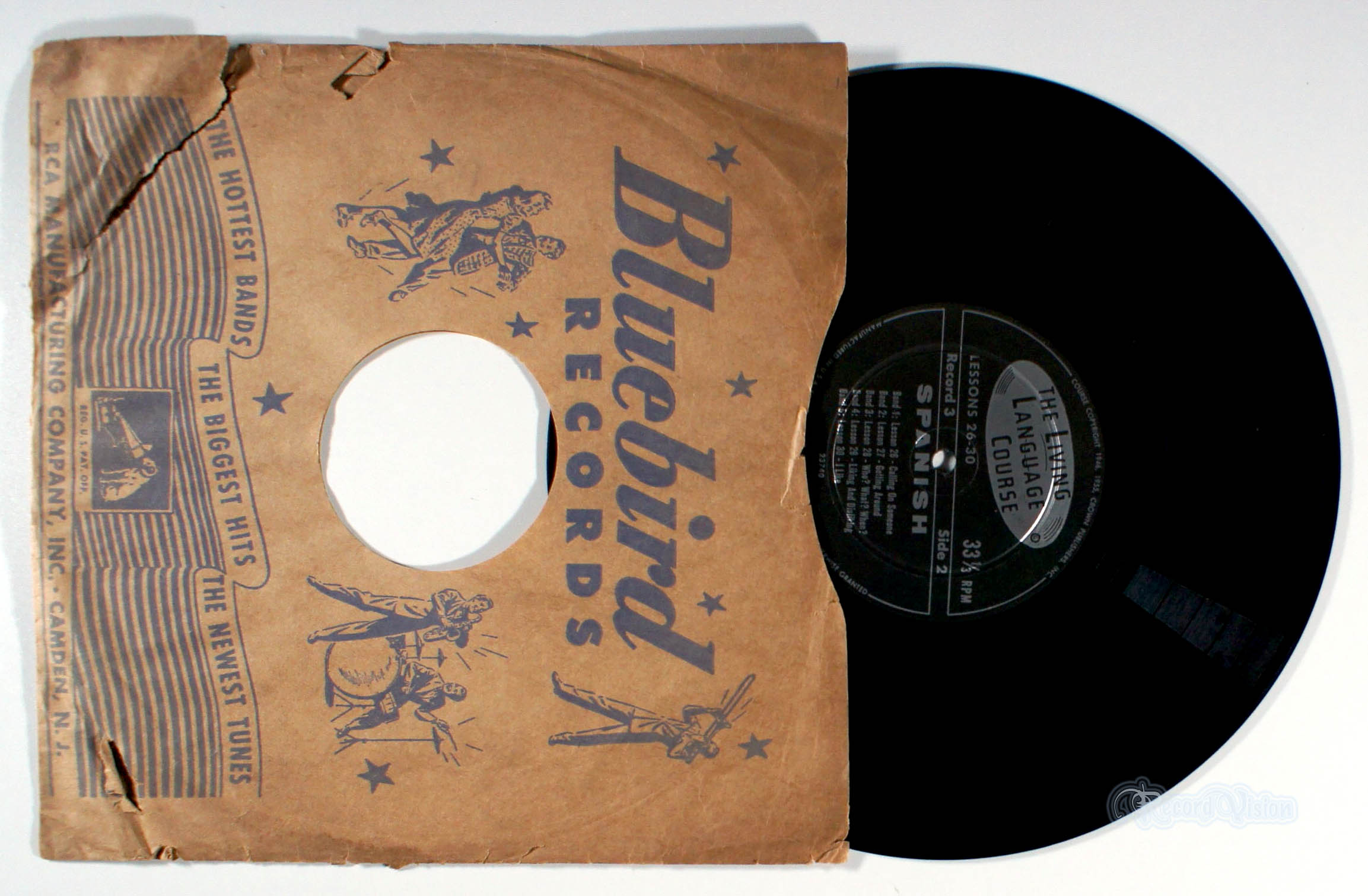 The Living Language Course: Spanish (front cover) Vinyl