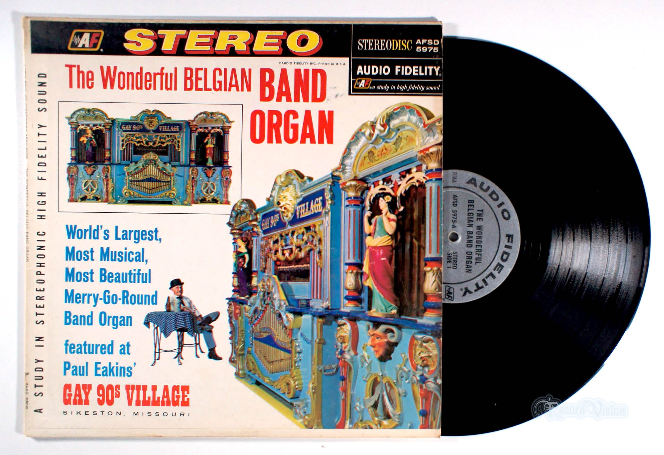 The Wonderful Belgian Band Organ (front cover) Vinyl