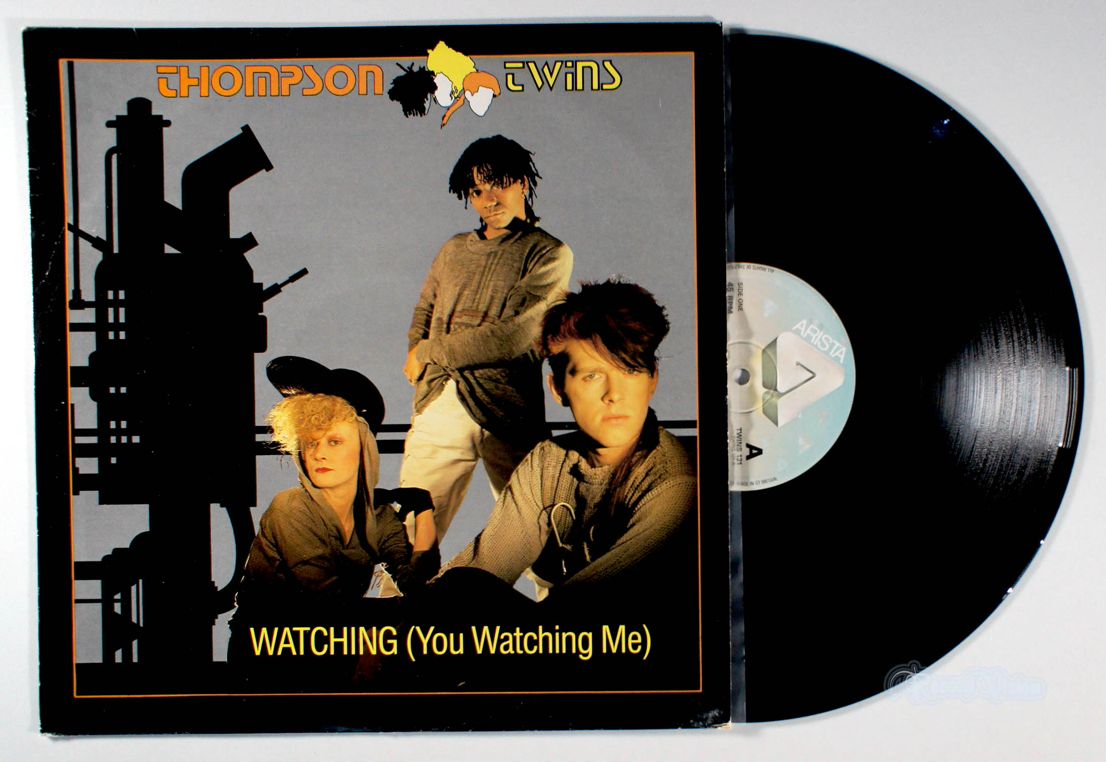 Thompson Twins - Watching (You Watching Me) (12" Single) (front cover) Vinyl