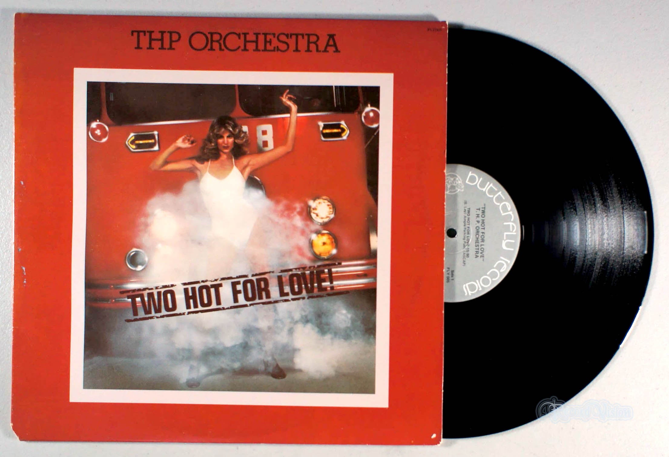 THP Orchestra - Two Hot For Love (front cover) Vinyl