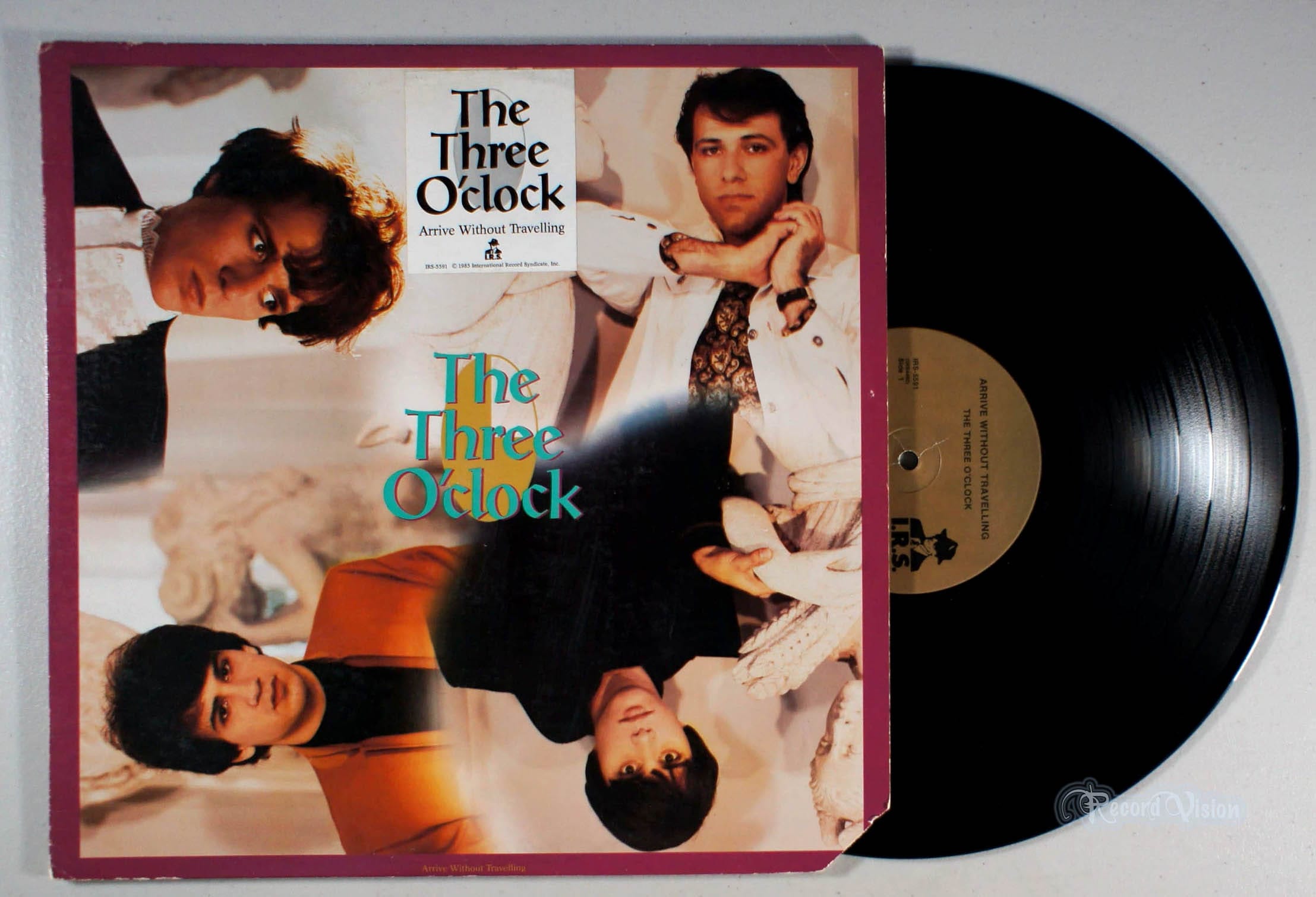 Three O'Clock - Arrive Without Travelling (front cover) Vinyl