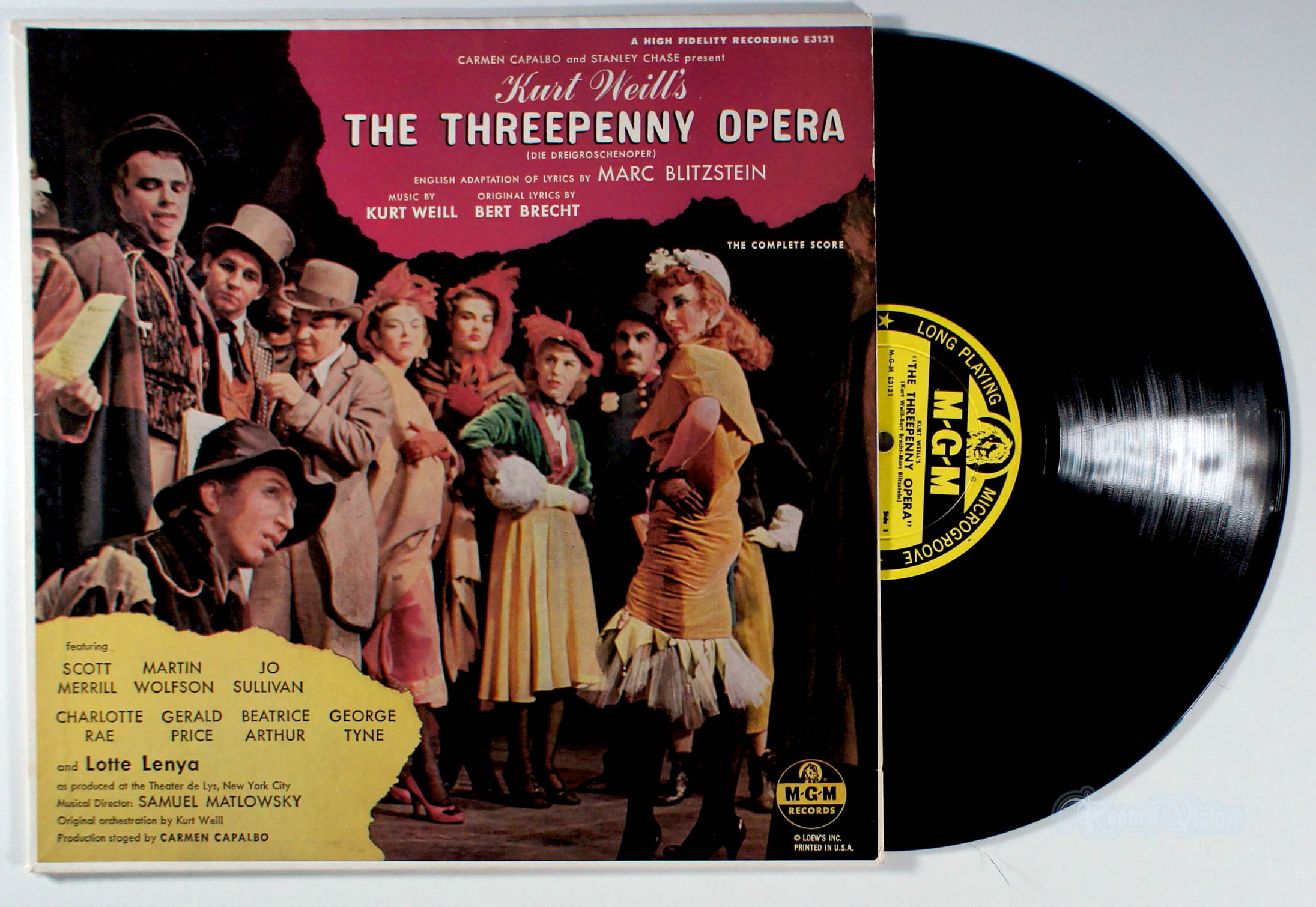 Threepenny Opera (front cover) Vinyl